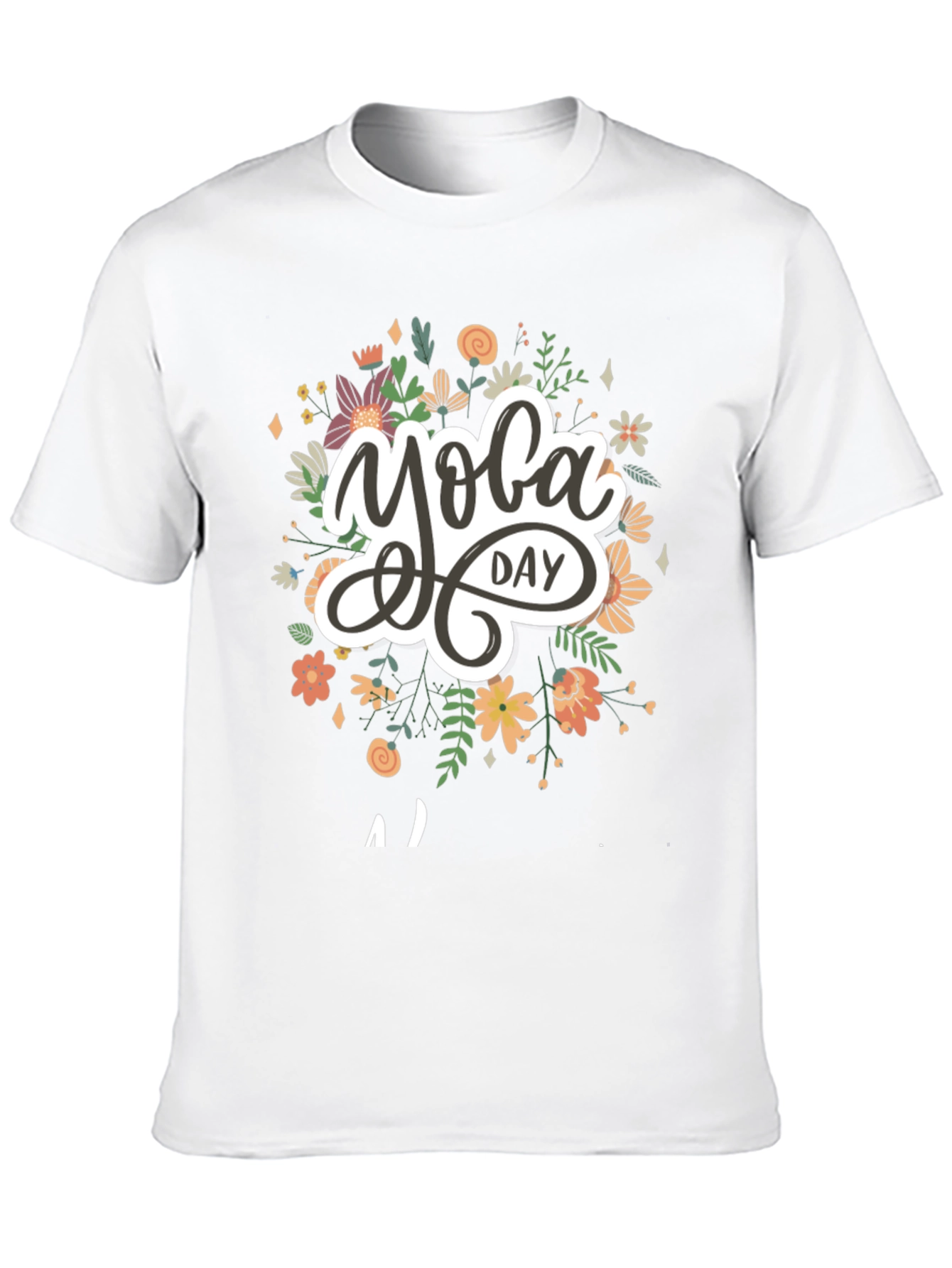 Yoga Day Graphic T-Shirt