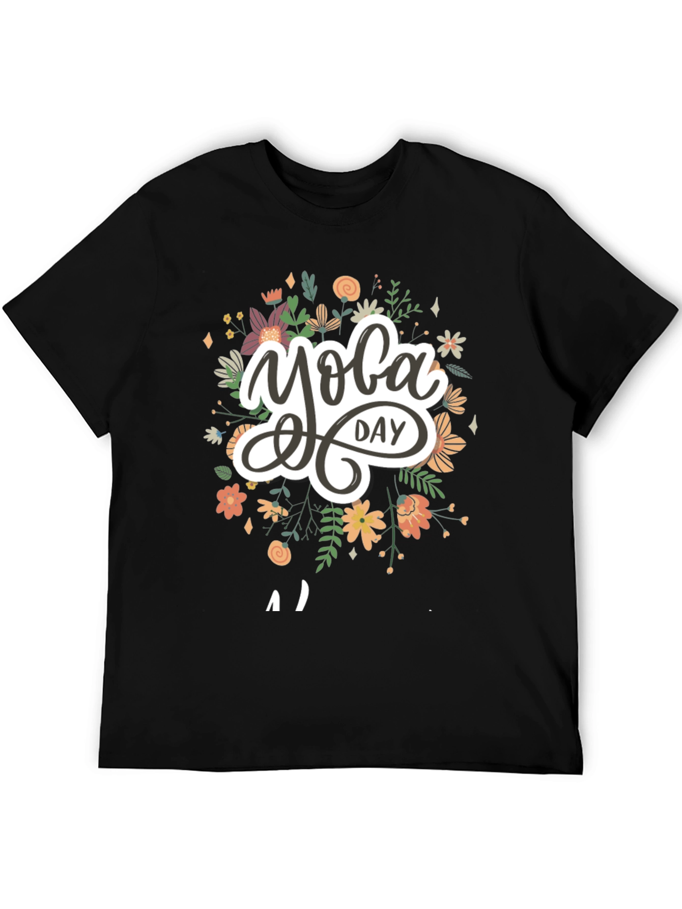 Yoga Day Graphic T-Shirt