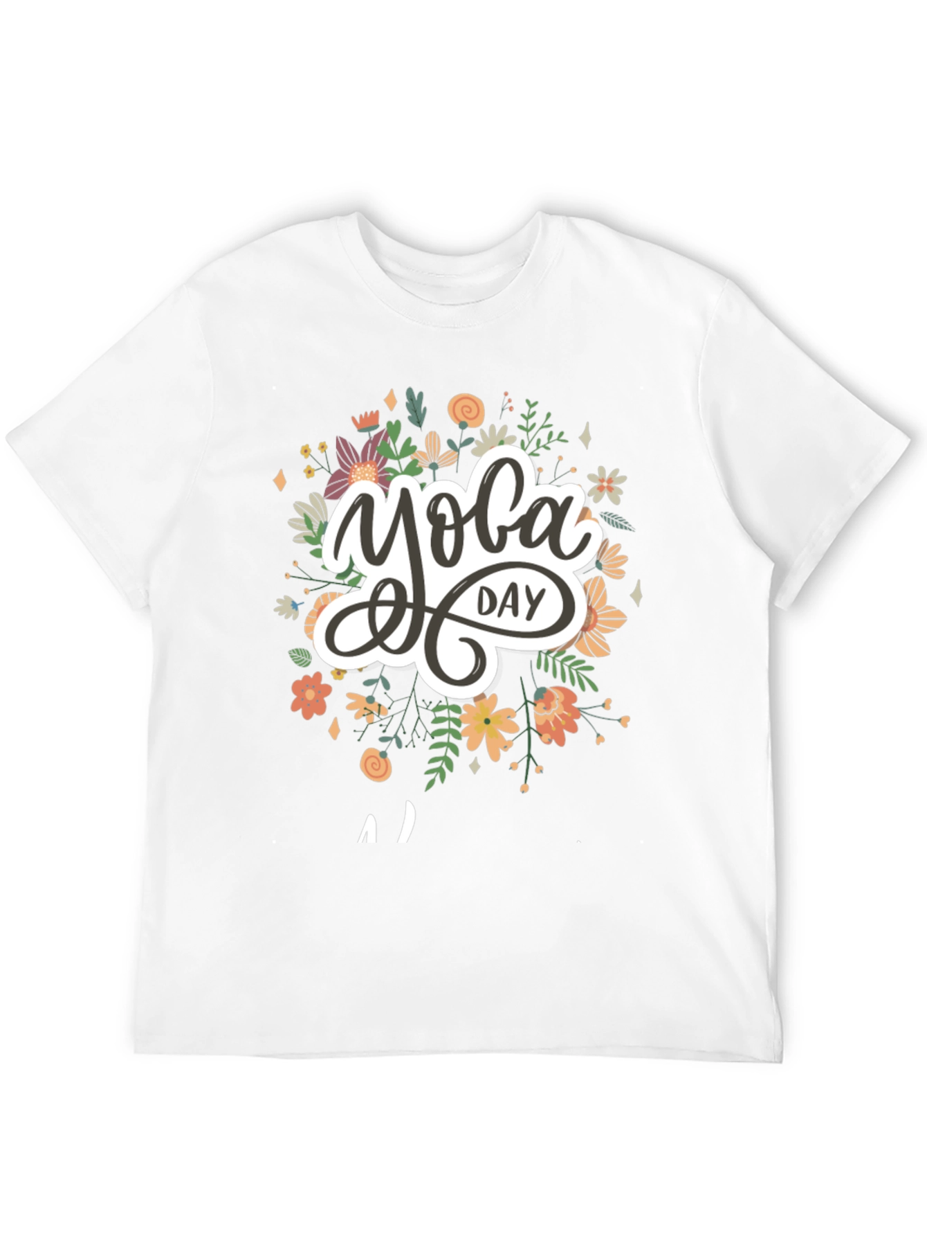 Yoga Day Graphic T-Shirt