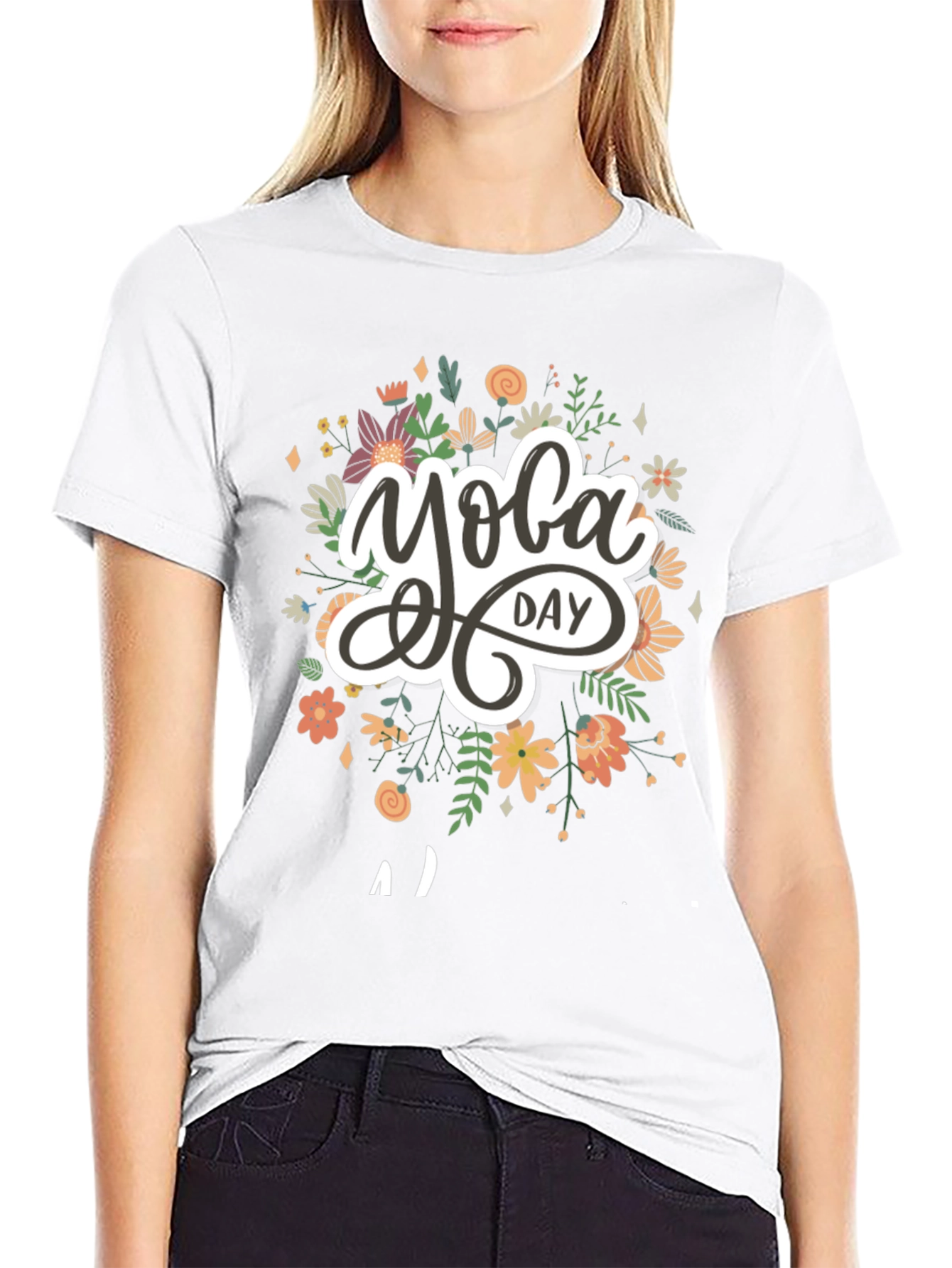 Yoga Day Graphic T-Shirt