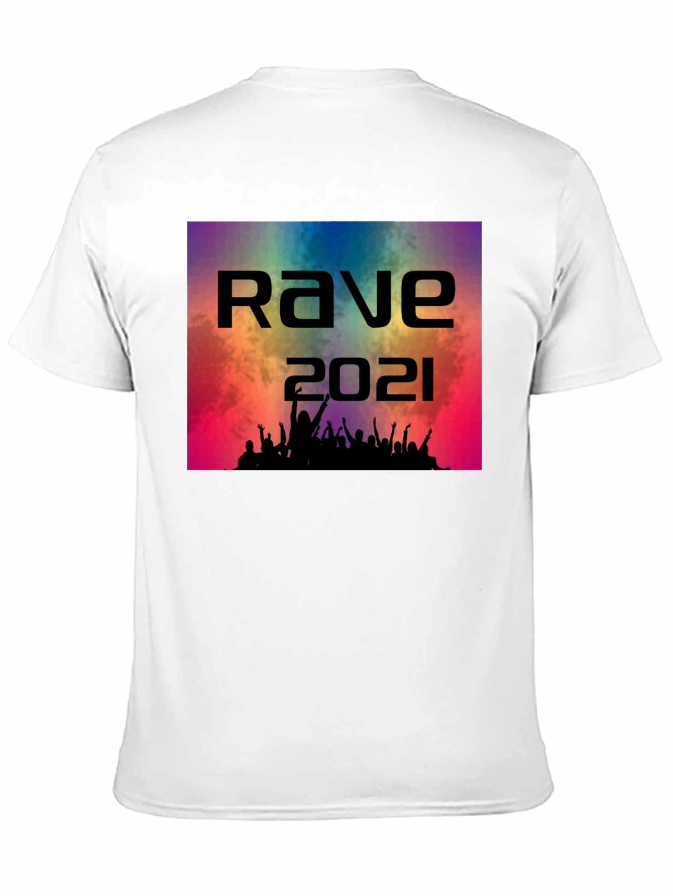 Rave 2021 T-Shirt - Black Cotton Graphic Tee