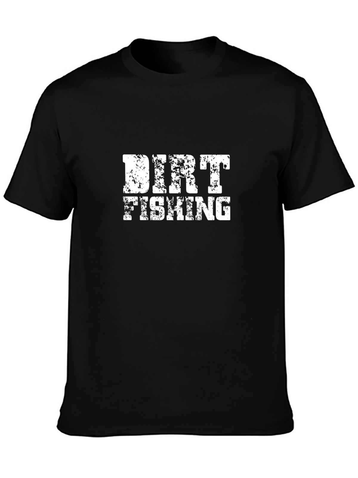 Dirt Fishing T-Shirt - Black Tee