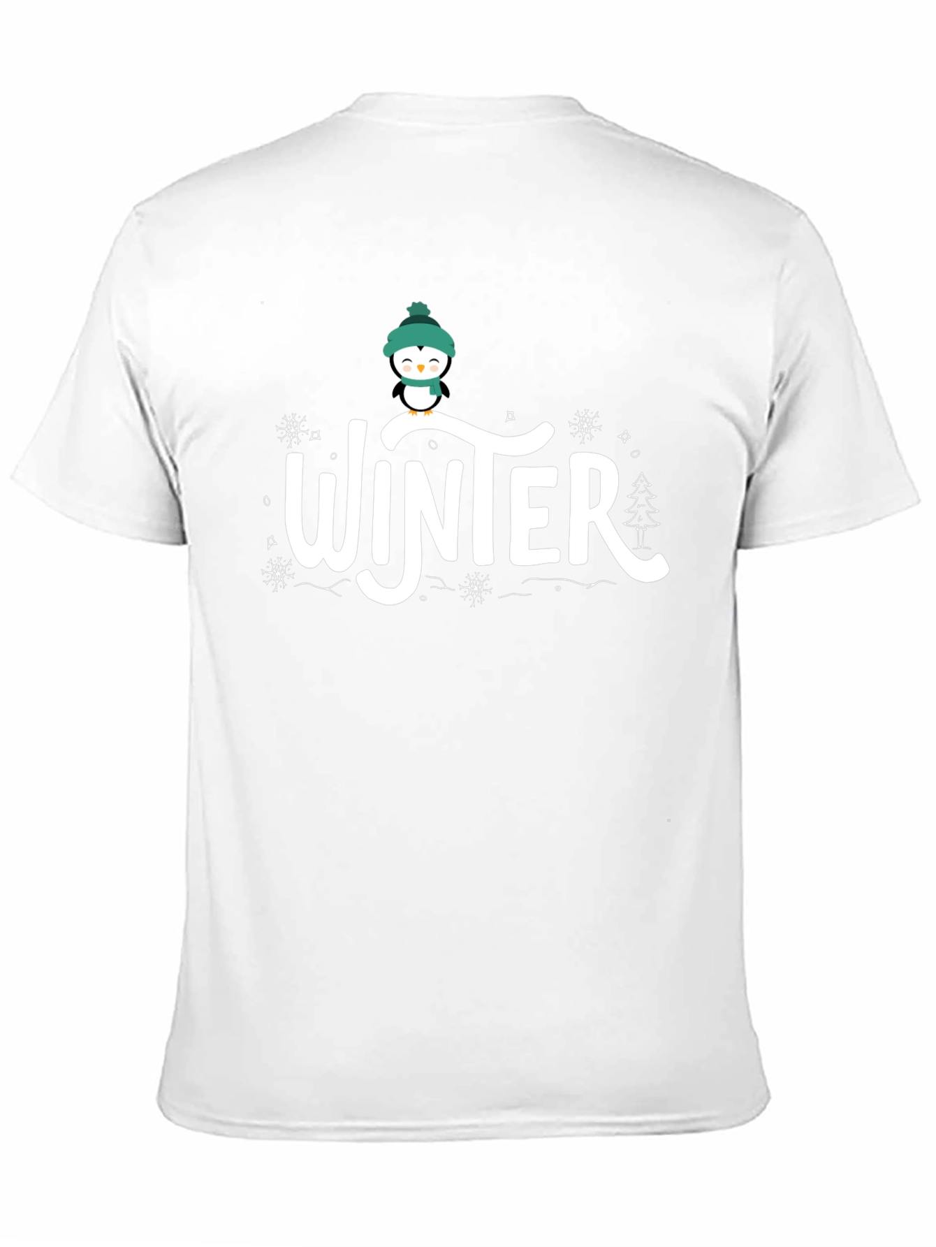 Winter Penguin Graphic T-Shirt