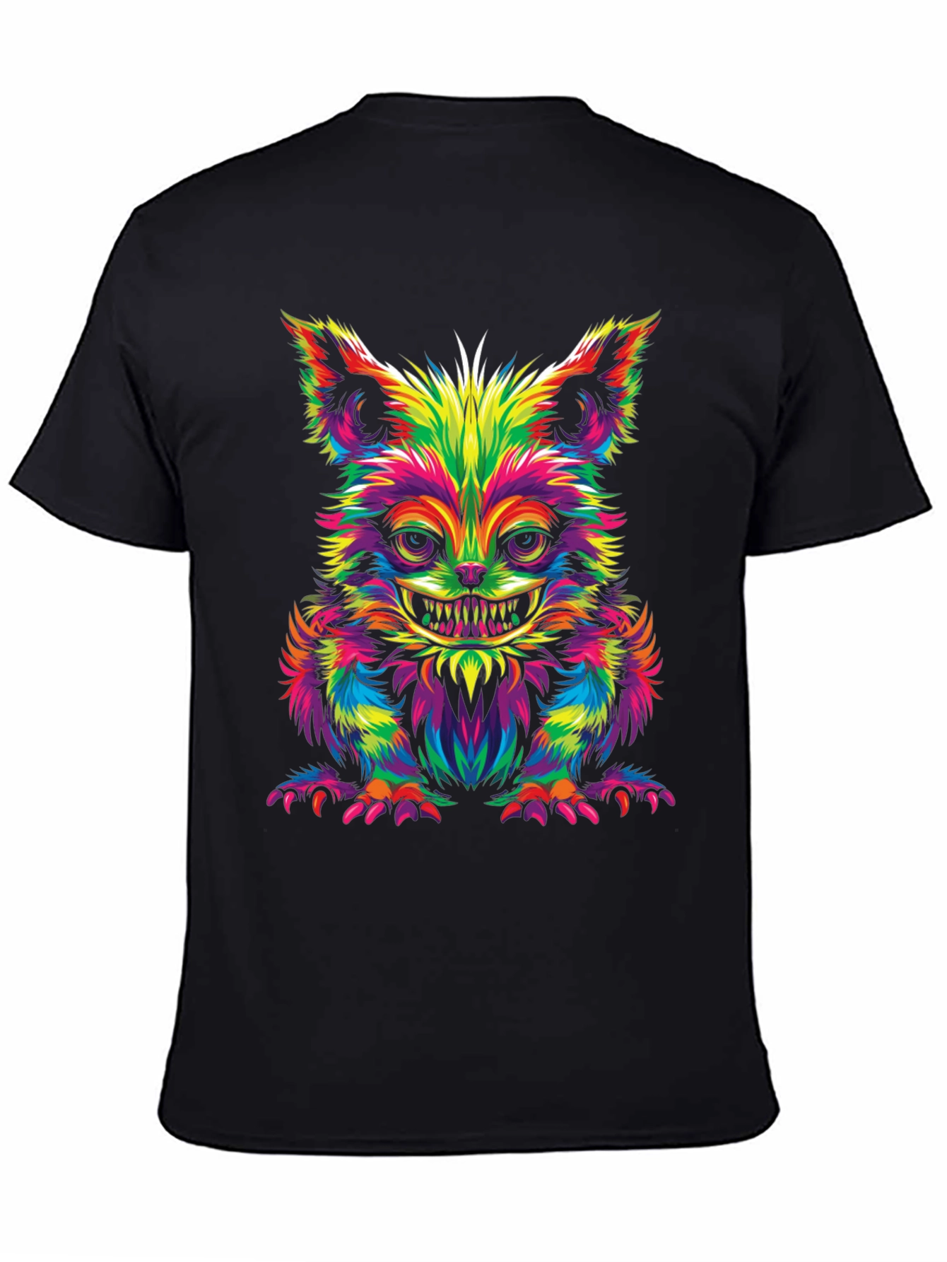 Psychedelic Cheshire Cat Graphic Tee