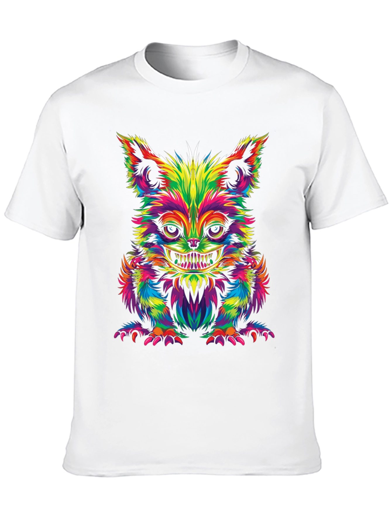 Psychedelic Cheshire Cat Graphic Tee