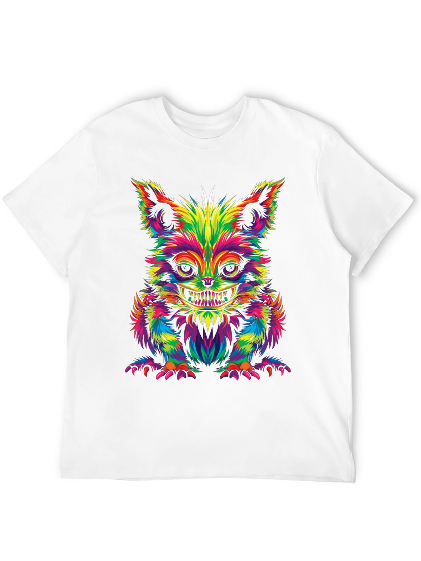 Psychedelic Cheshire Cat Graphic Tee