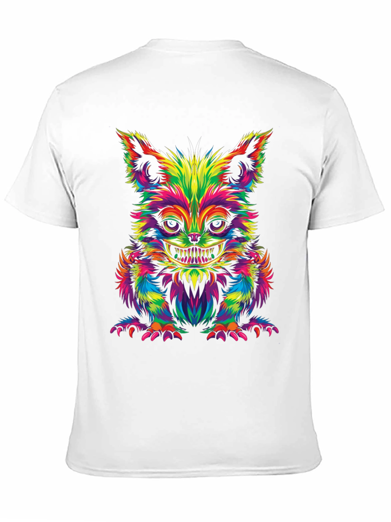 Psychedelic Cheshire Cat Graphic Tee
