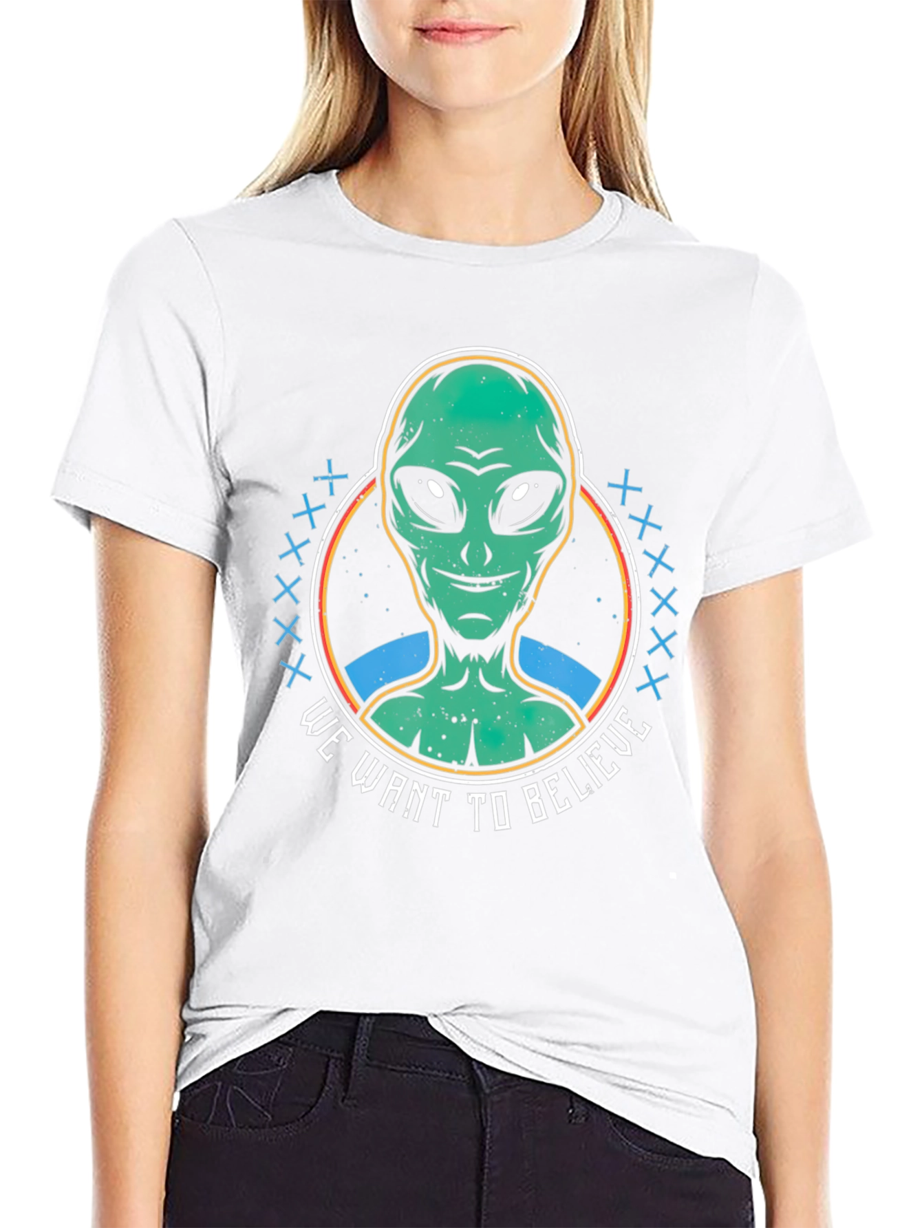 We Want to Believe Alien T-Shirt