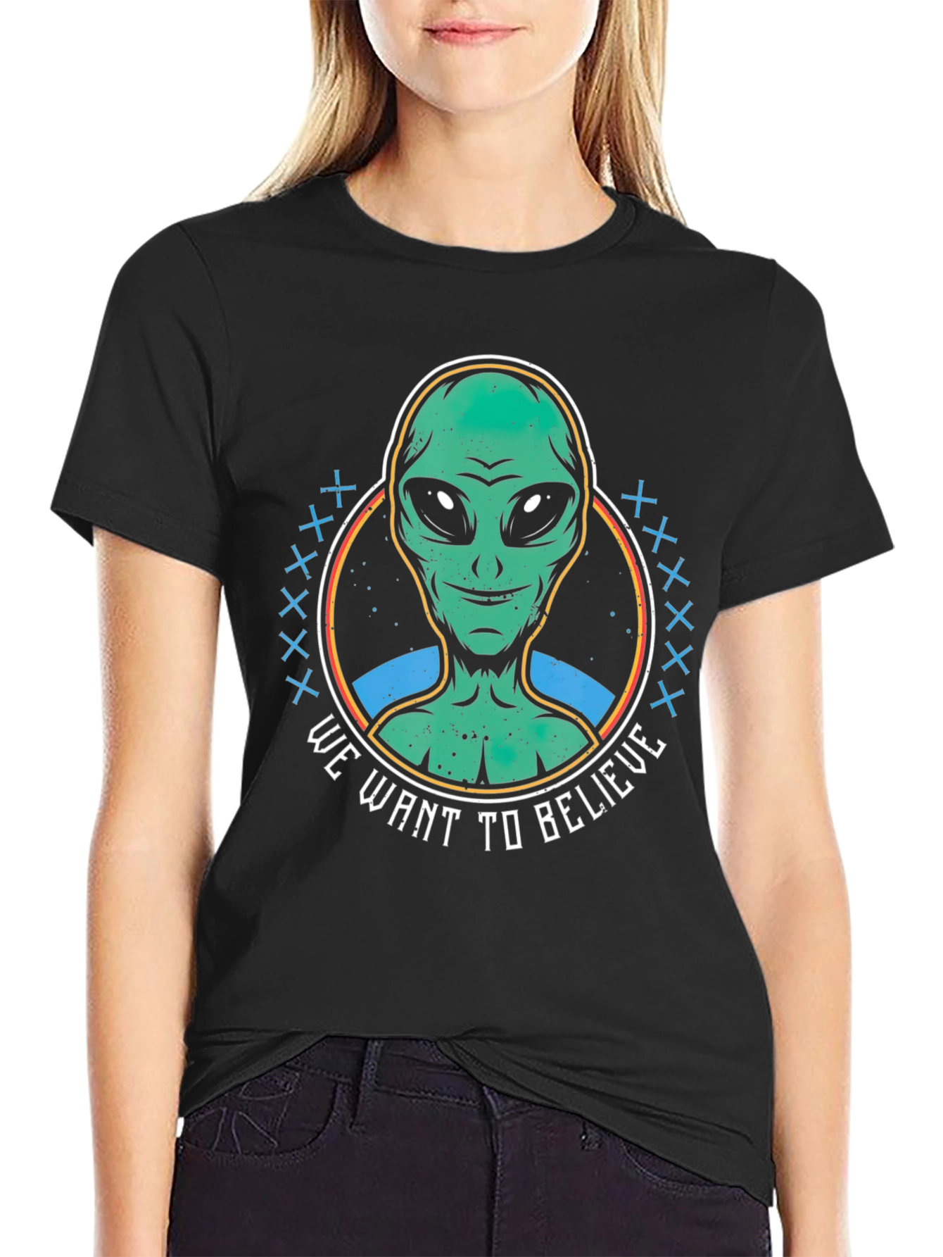 We Want to Believe Alien T-Shirt