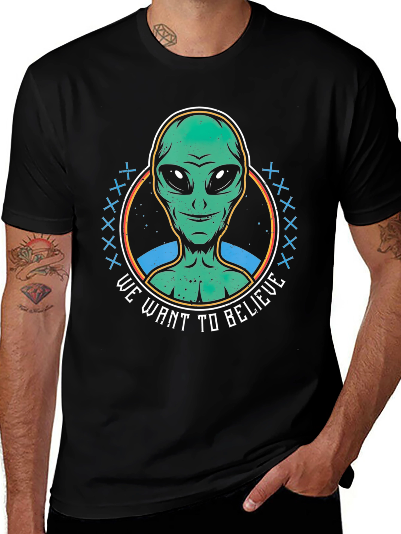 We Want to Believe Alien T-Shirt