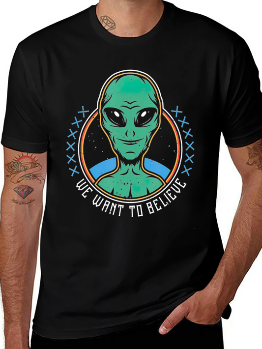 We Want to Believe Alien T-Shirt
