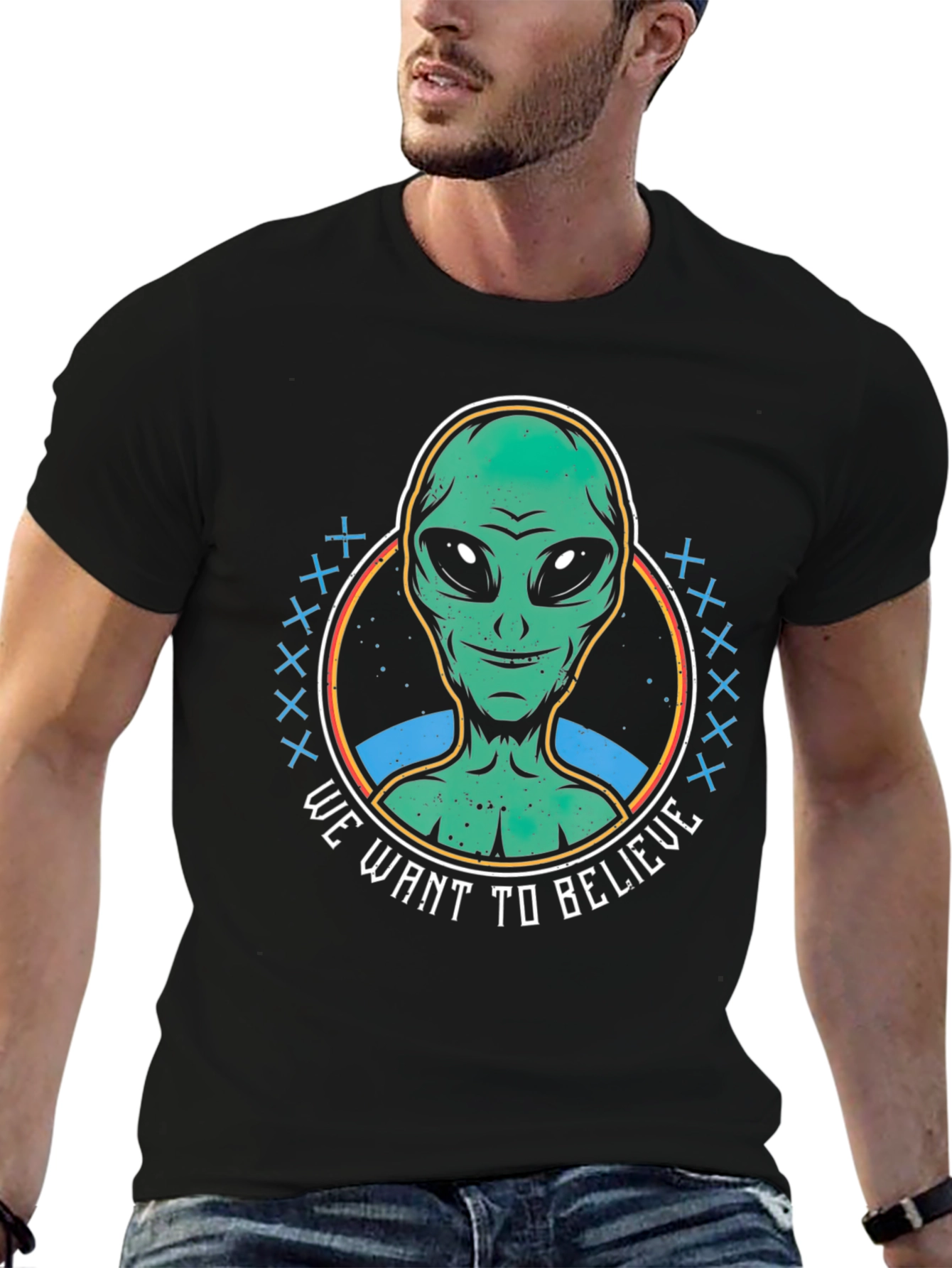 We Want to Believe Alien T-Shirt