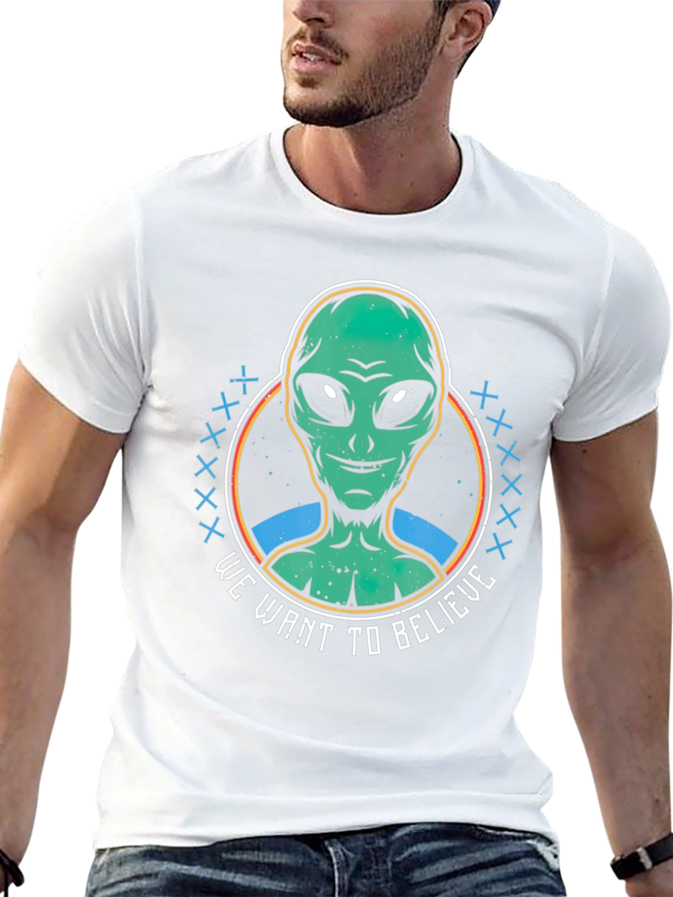 We Want to Believe Alien T-Shirt