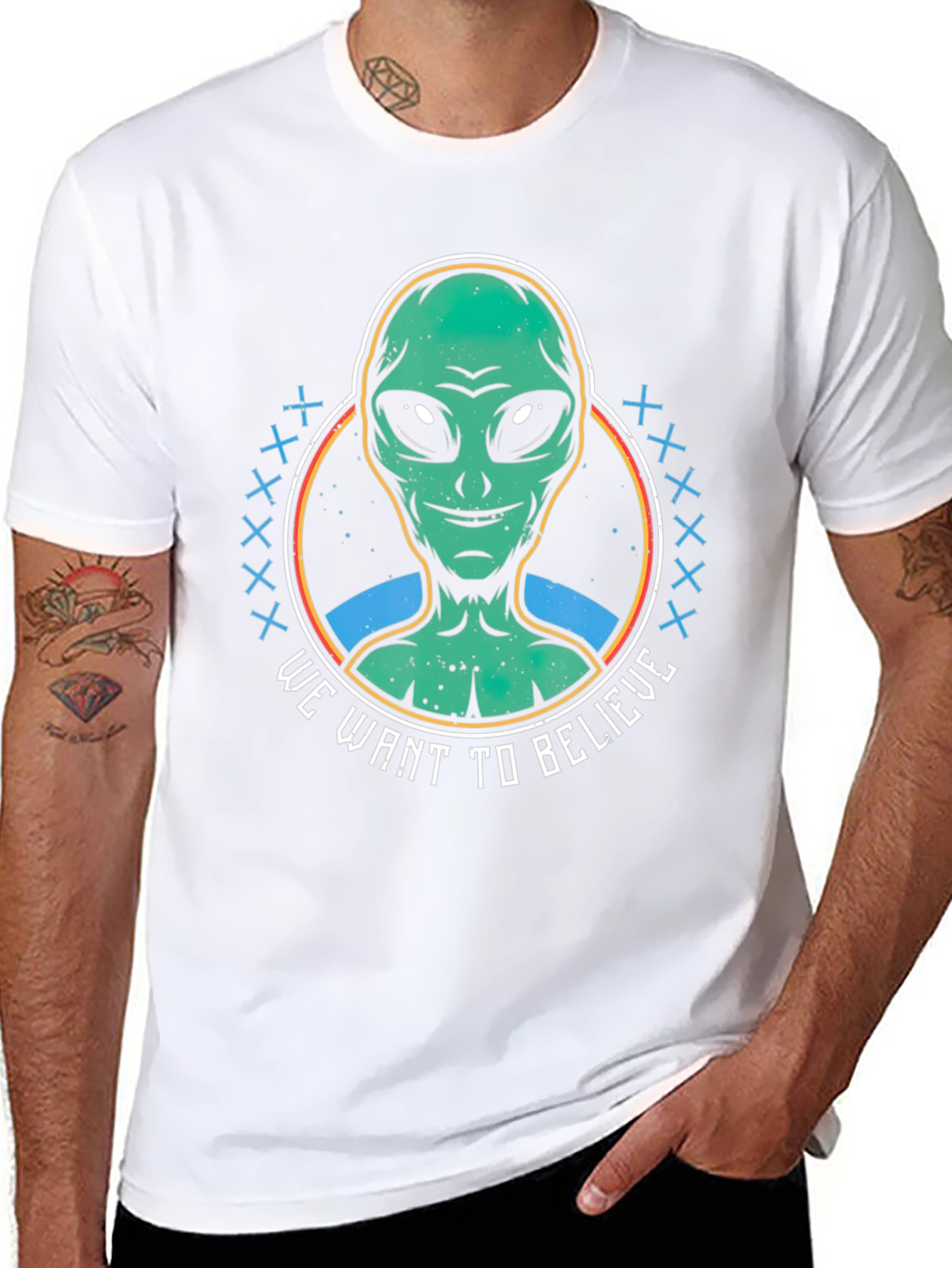 We Want to Believe Alien T-Shirt