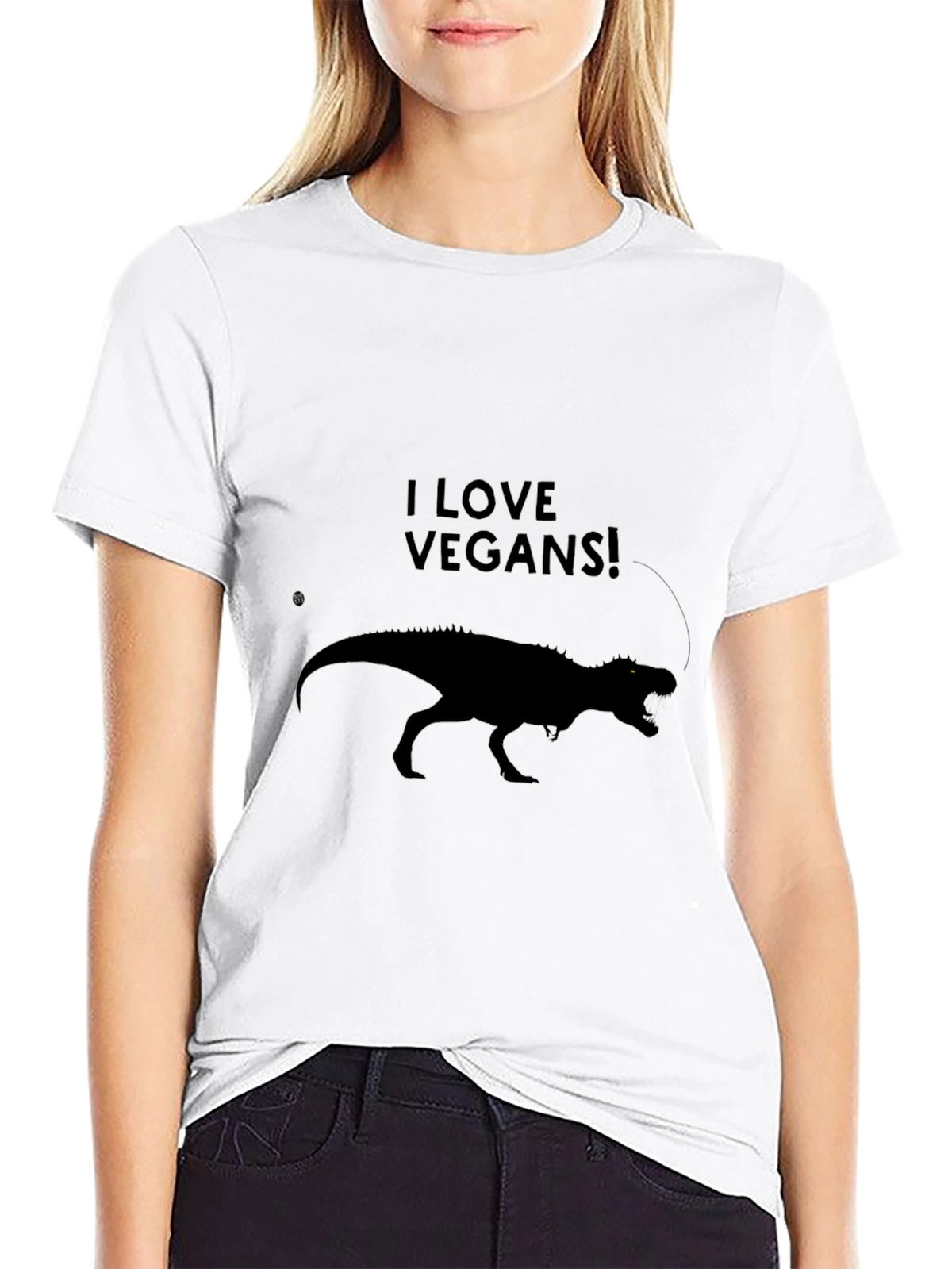 I Love Vegans! Dinosaur T-Shirt