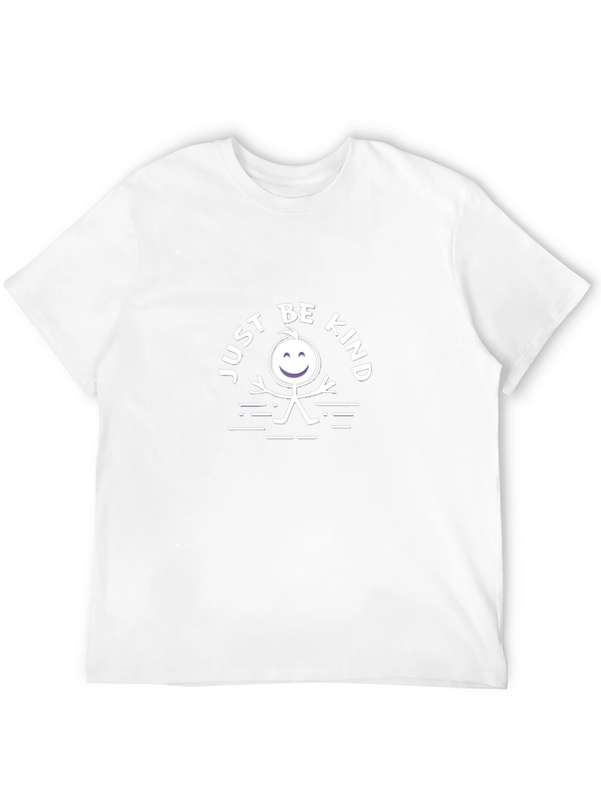 Just Be Kind Graphic Tee - Black Cotton T-Shirt