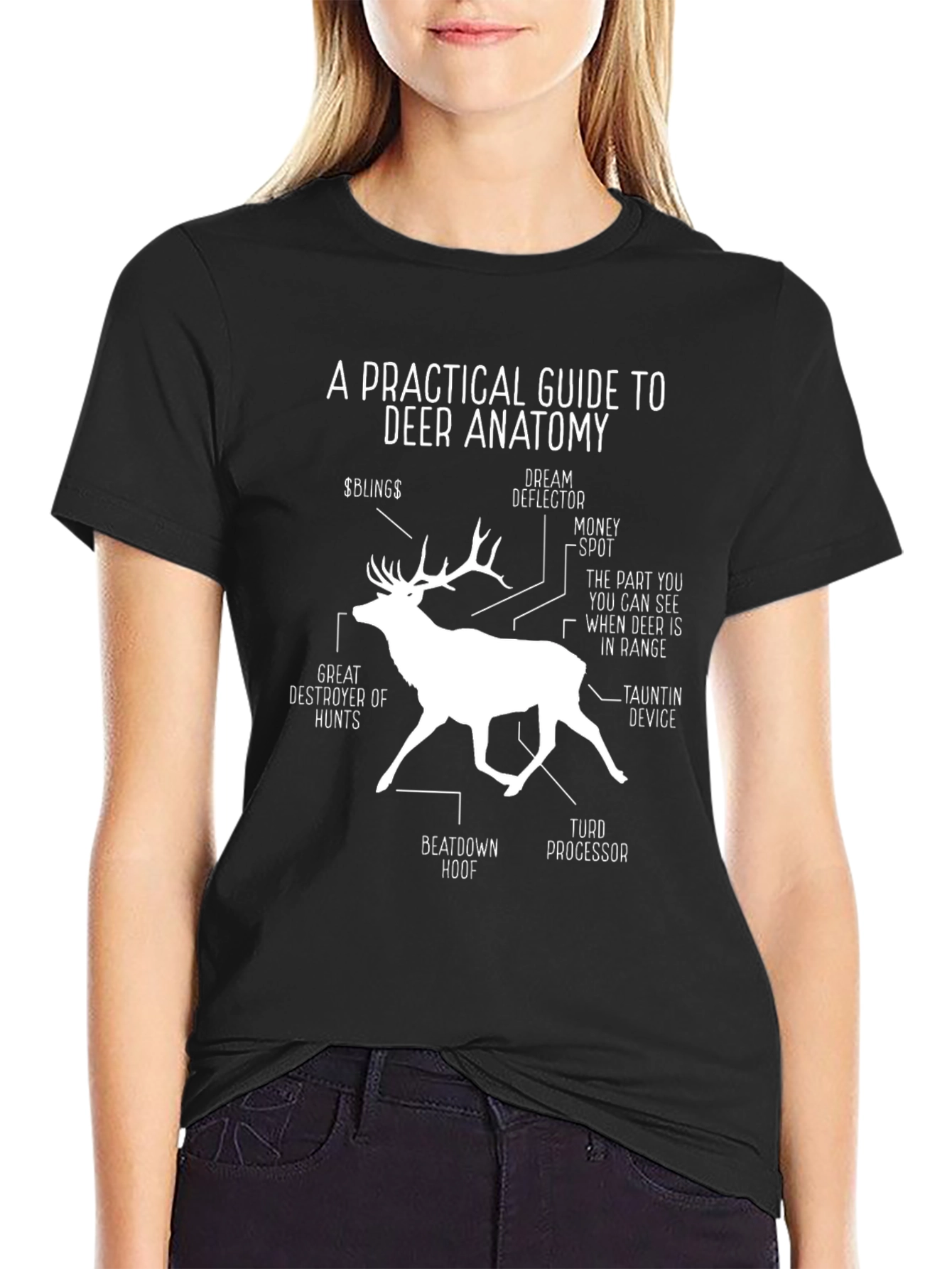 Deer Anatomy Guide T-Shirt