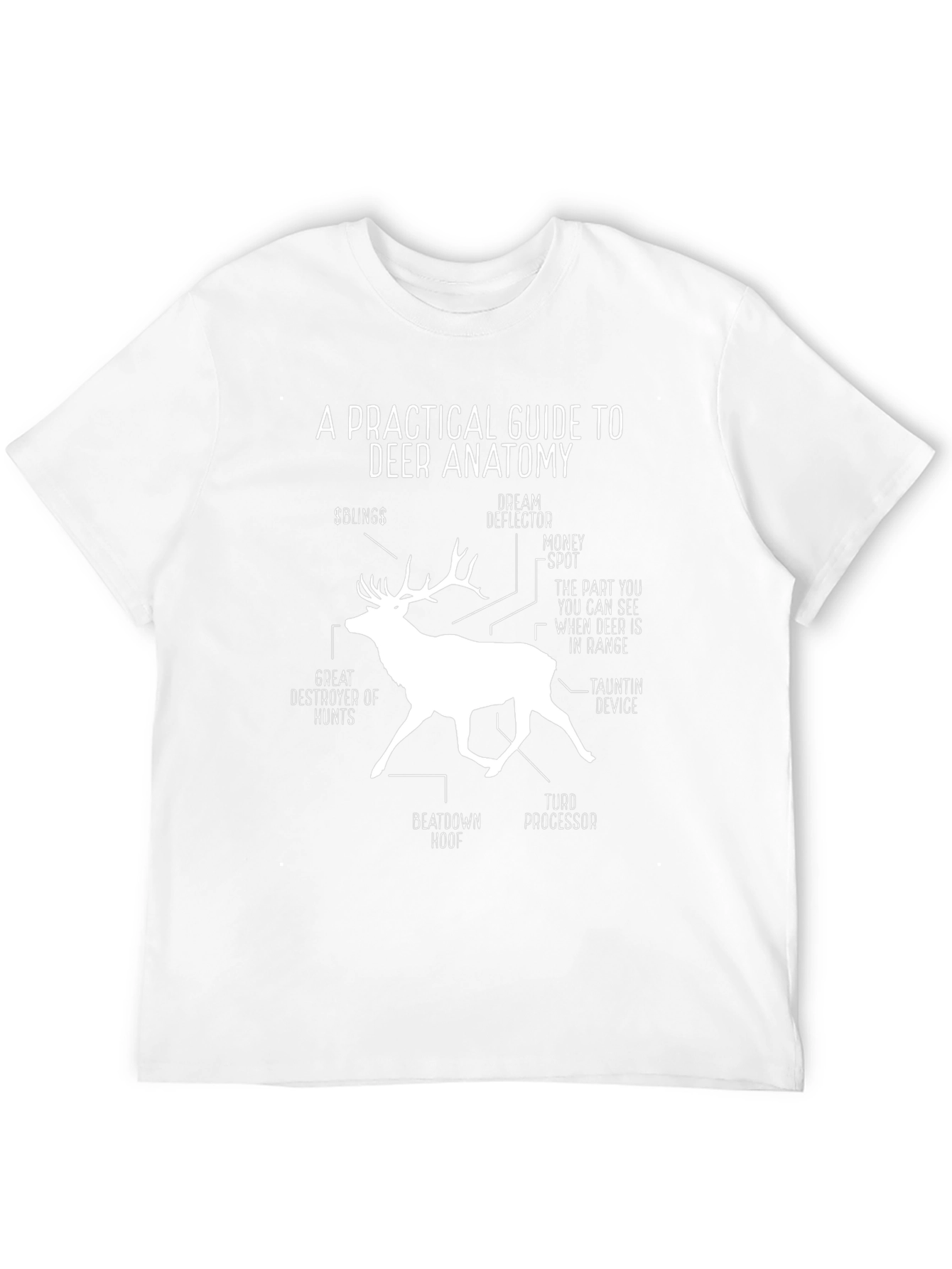 Deer Anatomy Guide T-Shirt