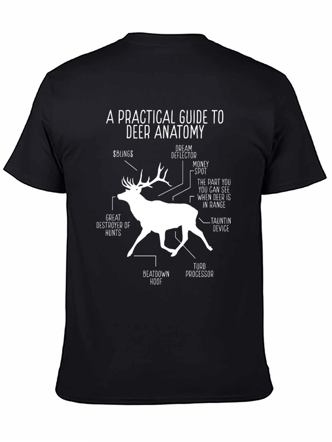 Deer Anatomy Guide T-Shirt
