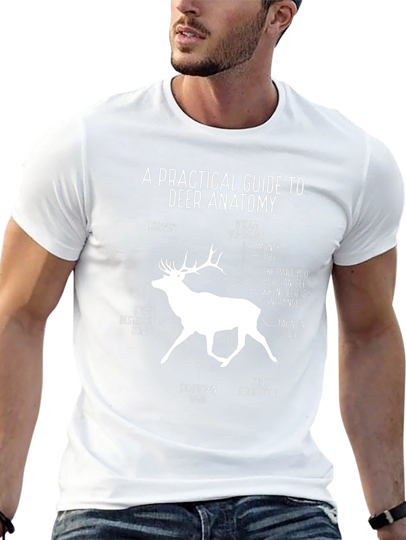 Deer Anatomy Guide T-Shirt
