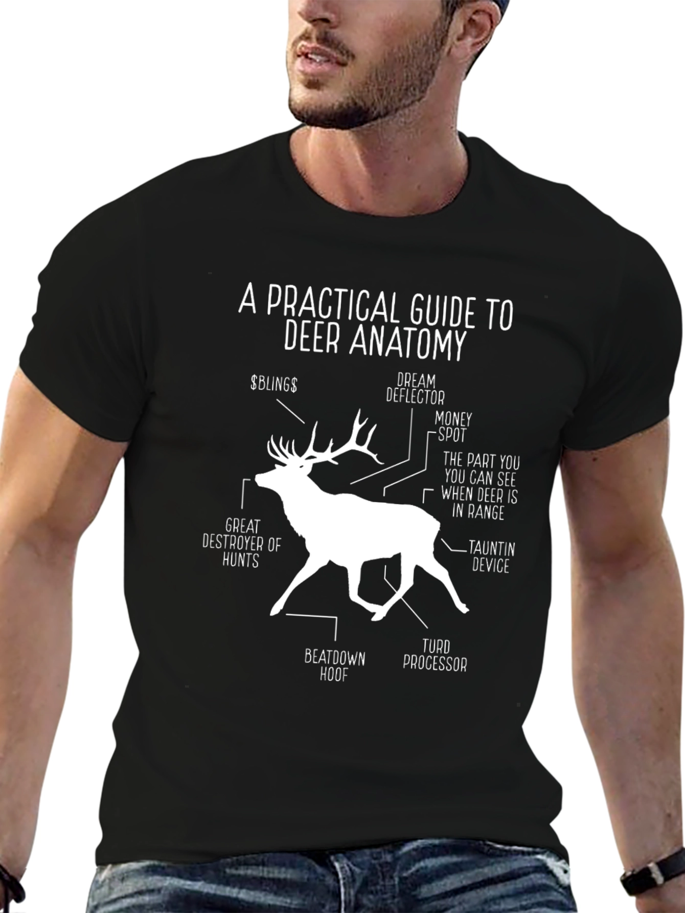 Deer Anatomy Guide T-Shirt