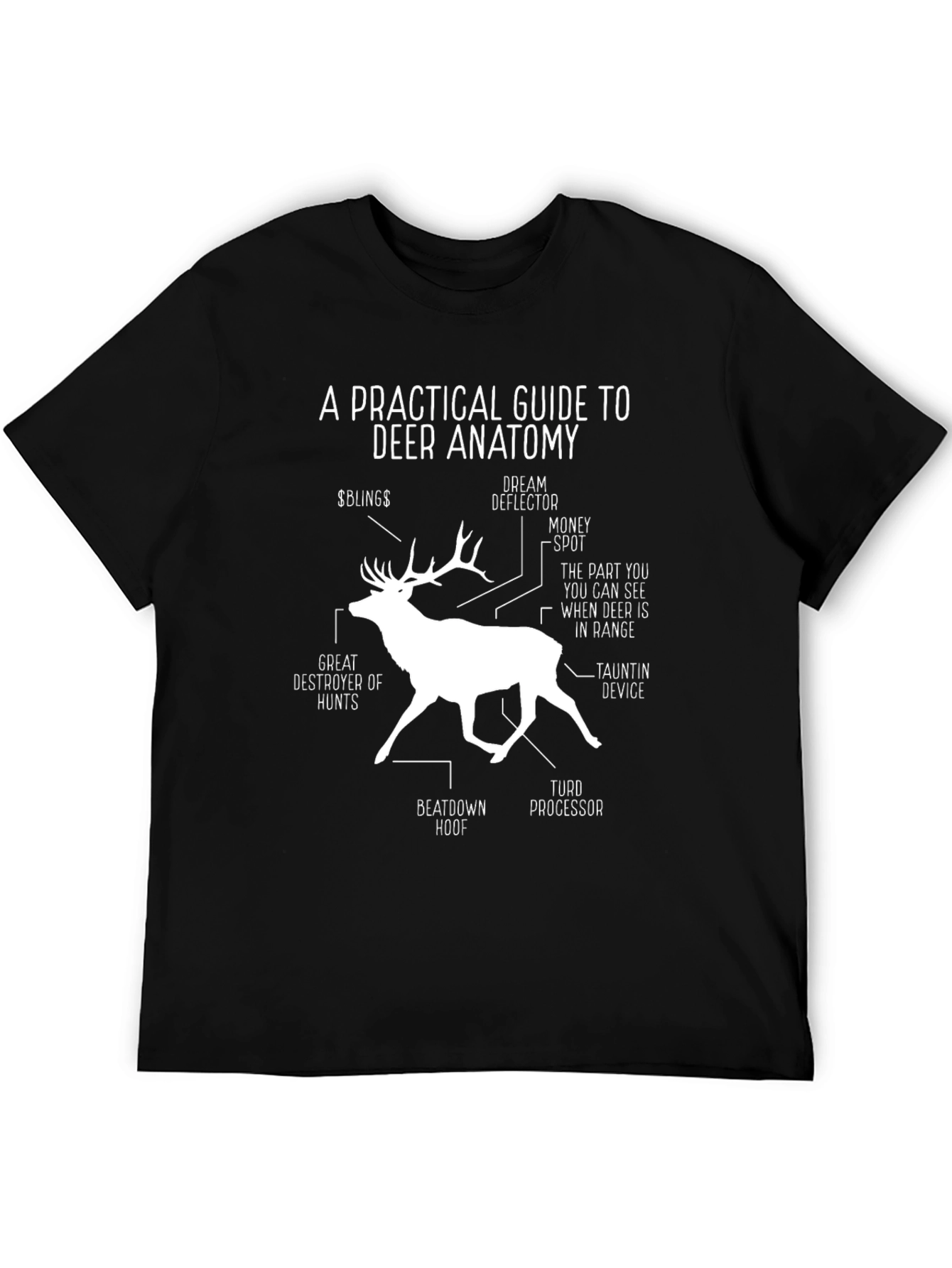 Deer Anatomy Guide T-Shirt