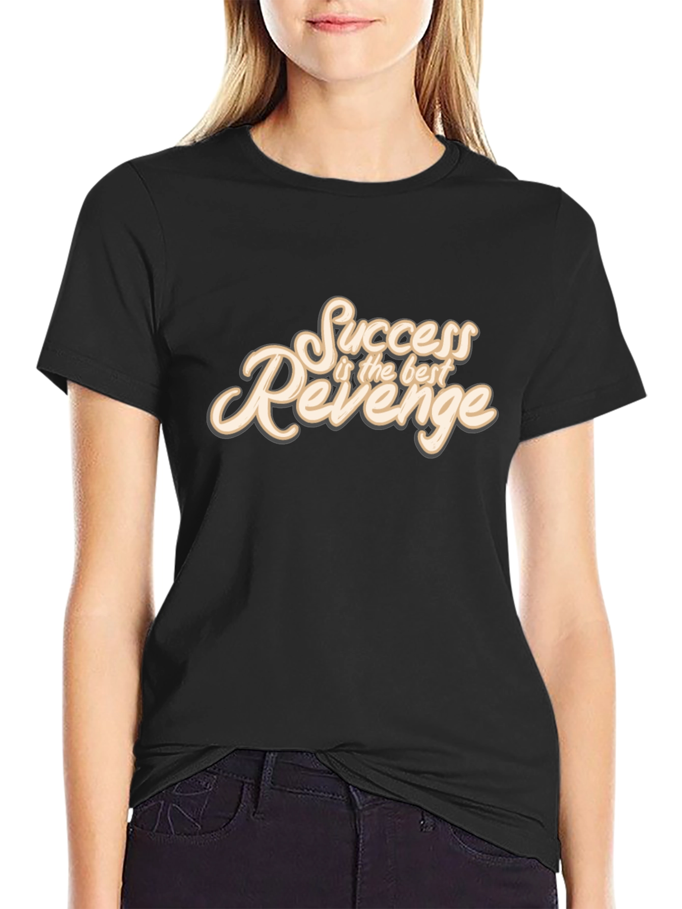 Success Revenge Graphic Tee - Motivational T-Shirt