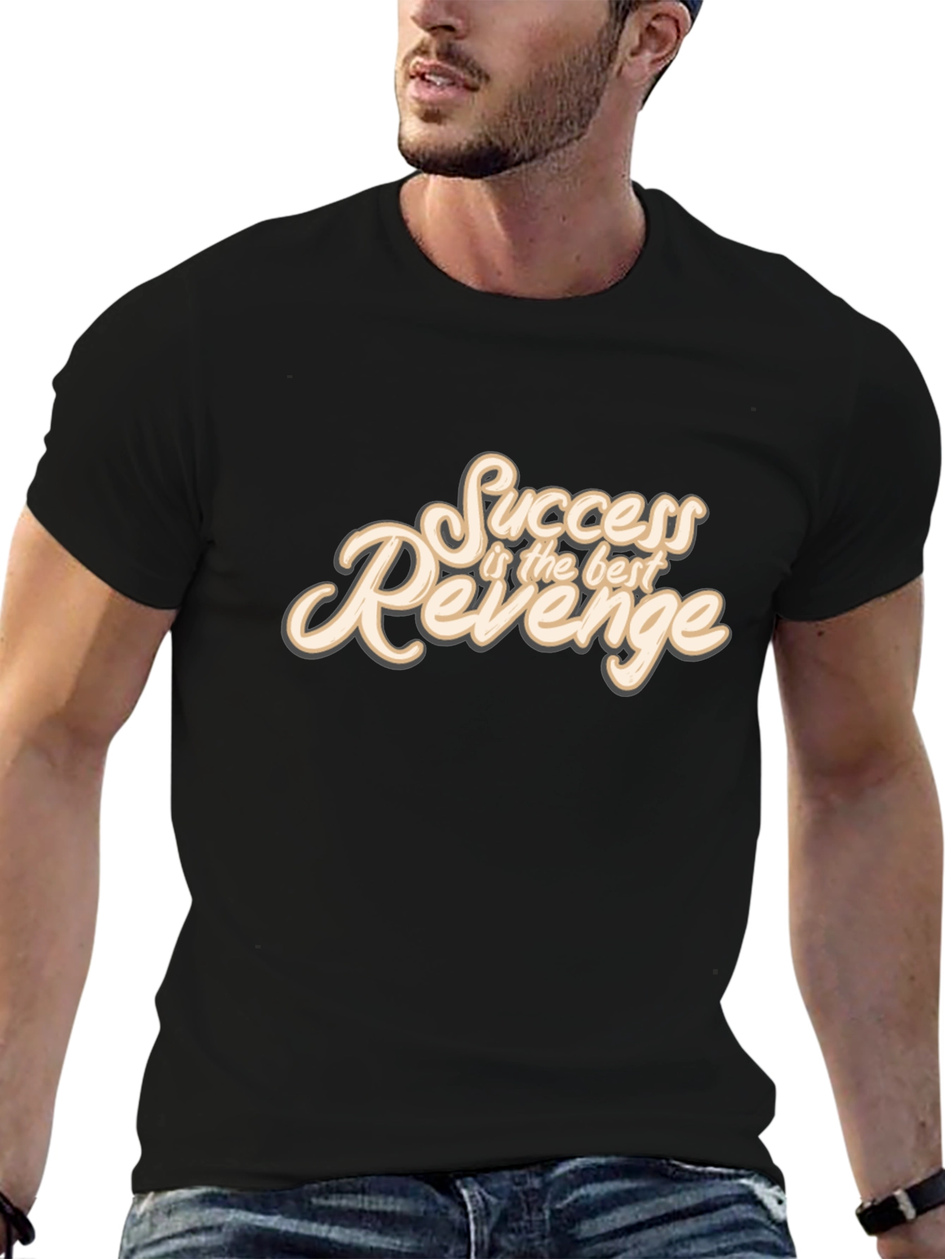 Success Revenge Graphic Tee - Motivational T-Shirt