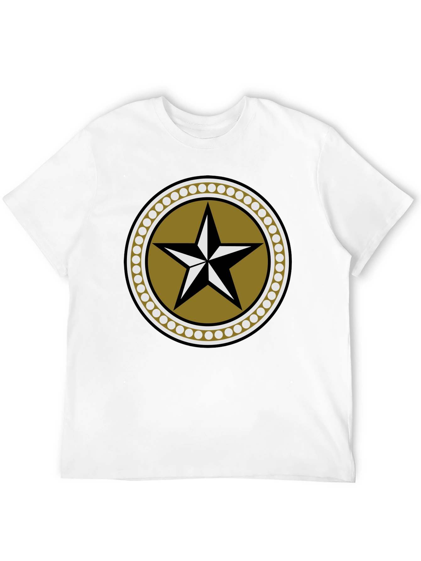 Star Emblem Graphic Black T-Shirt