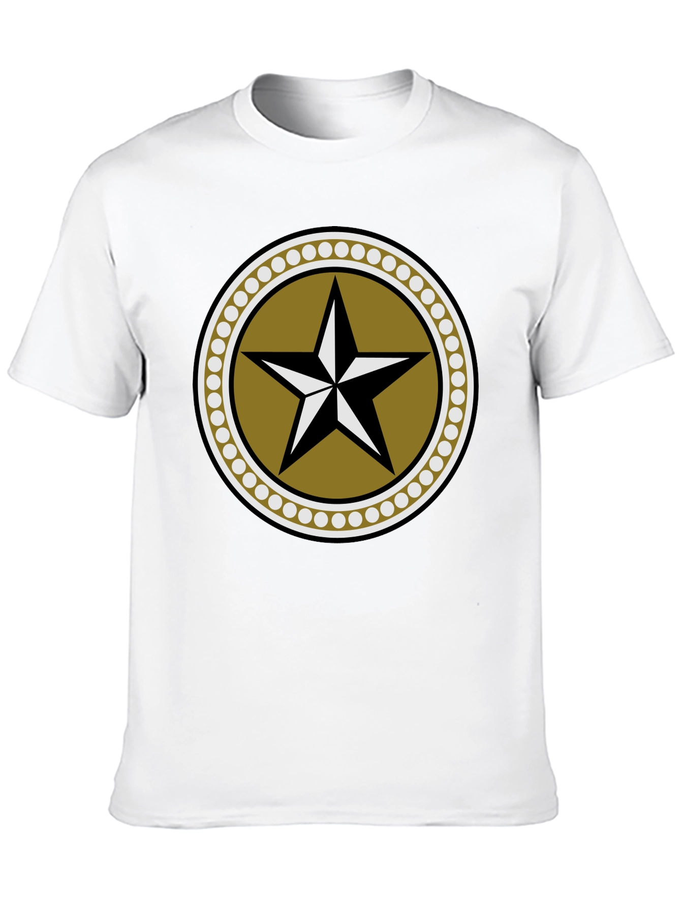 Star Emblem Graphic Black T-Shirt