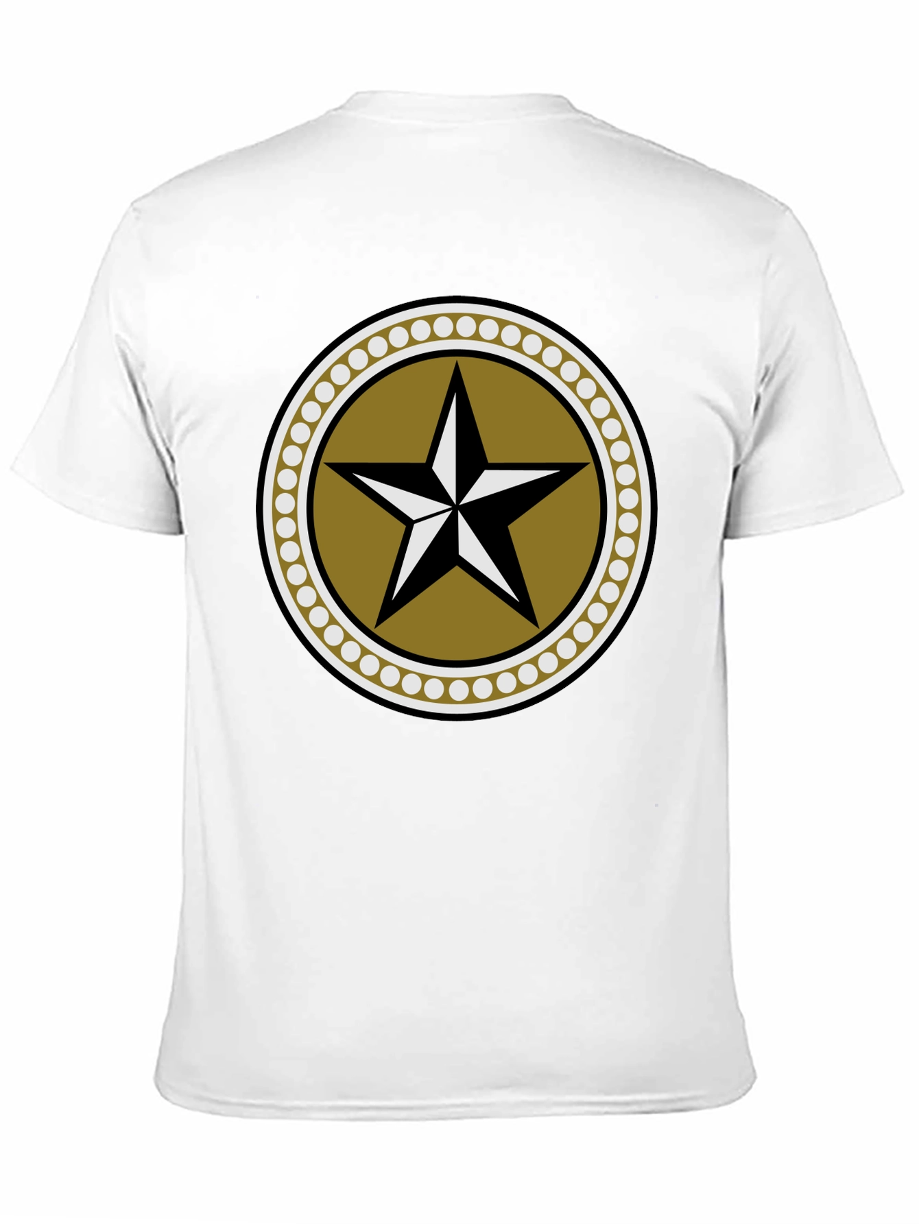 Star Emblem Graphic Black T-Shirt