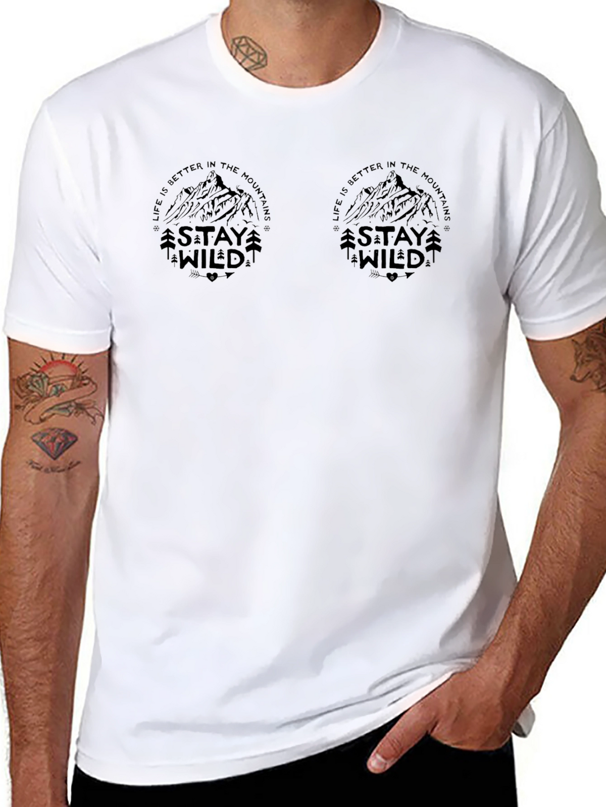 Stay Wild Mountain Graphic Tee