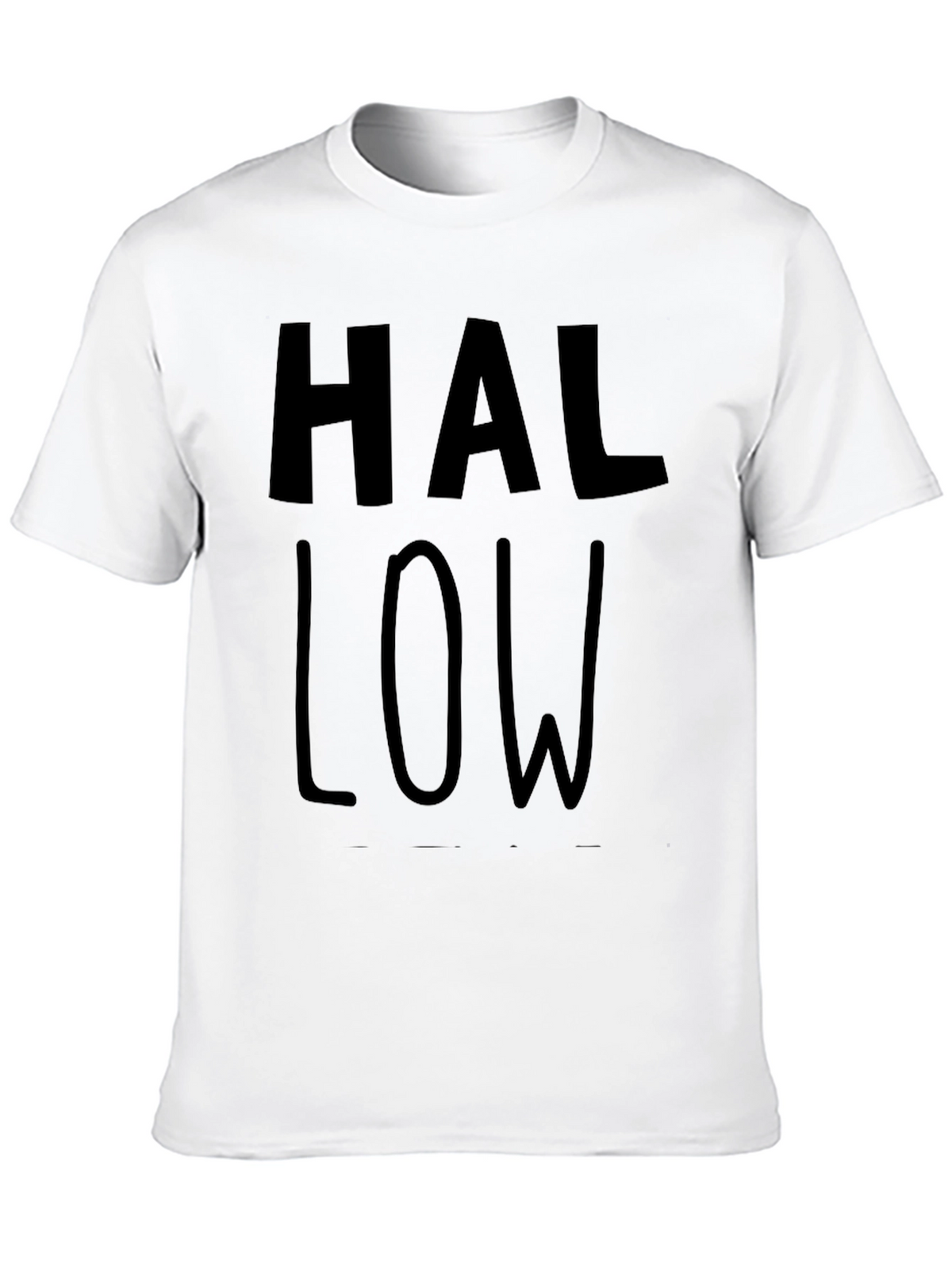 Hallow Graphic T-Shirt - Black Casual Tee
