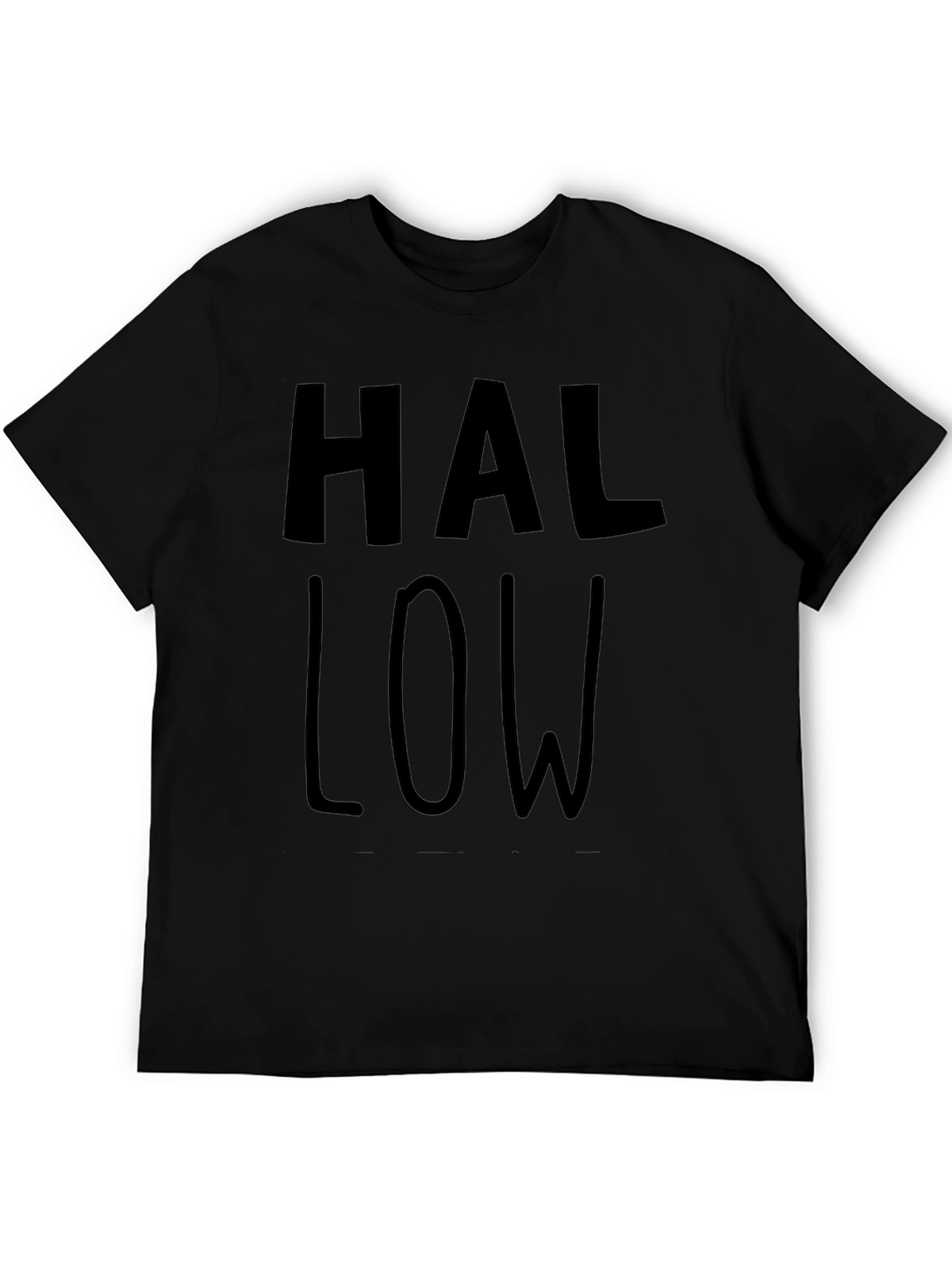Hallow Graphic T-Shirt - Black Casual Tee