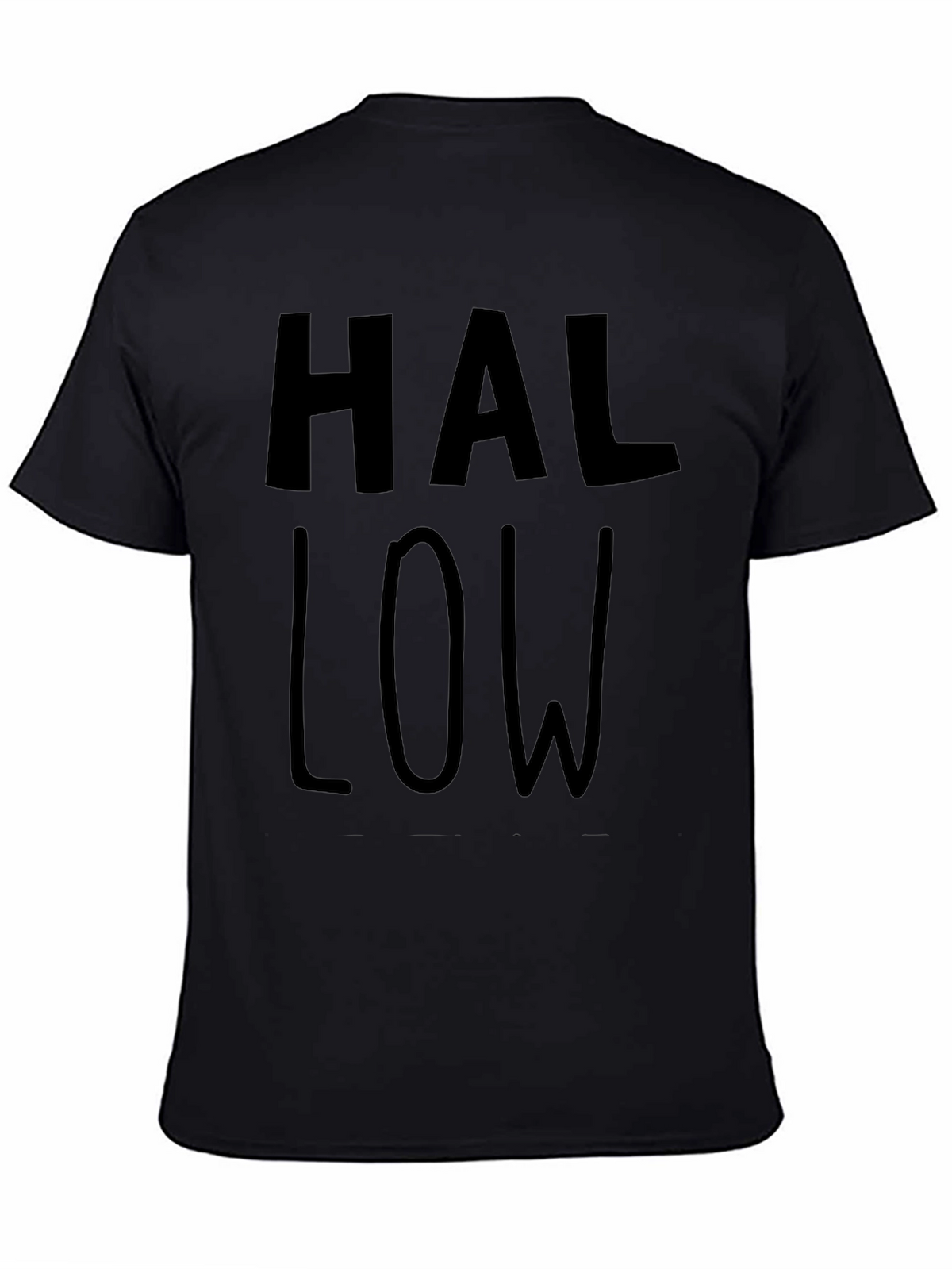 Hallow Graphic T-Shirt - Black Casual Tee