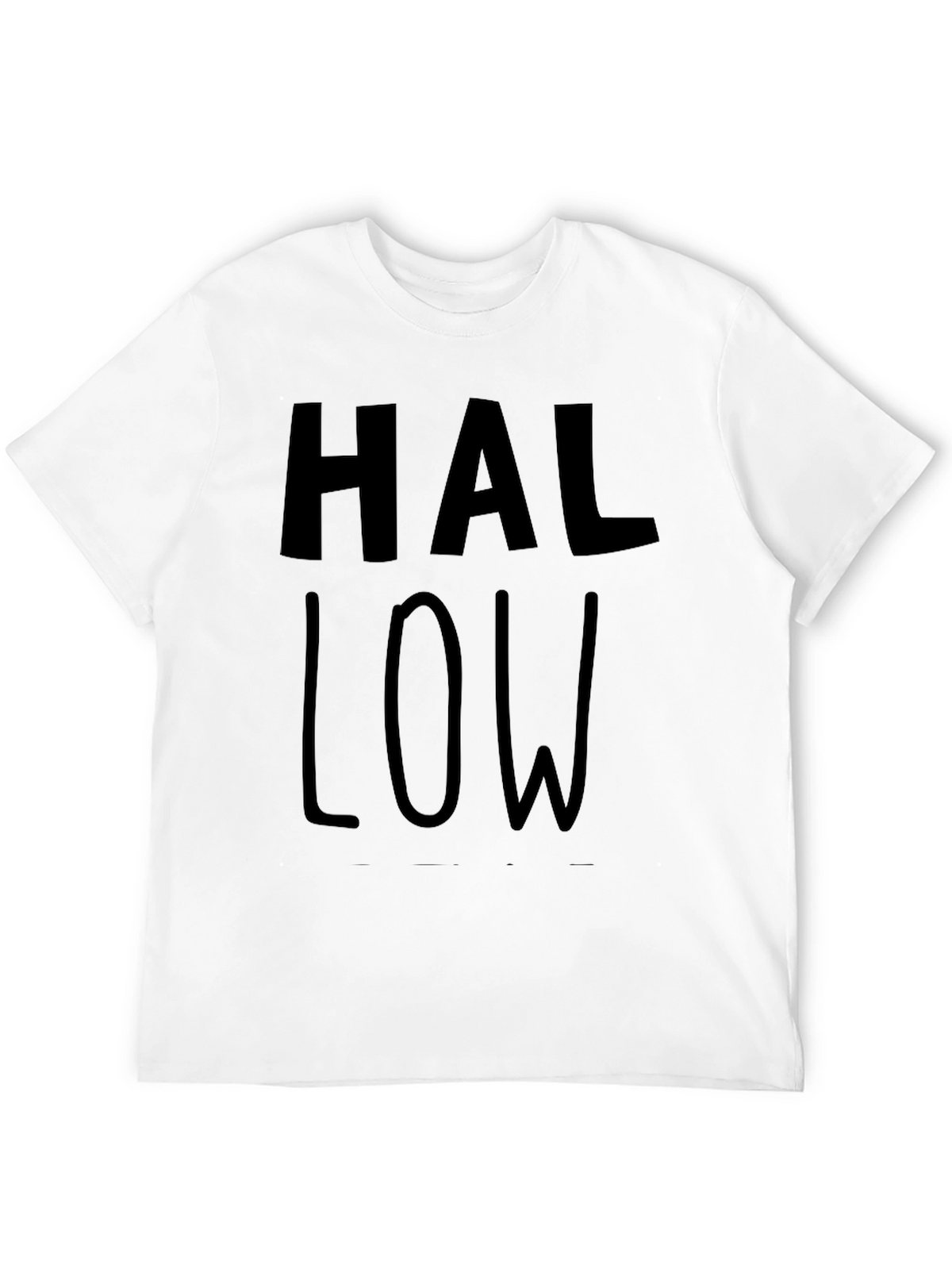 Hallow Graphic T-Shirt - Black Casual Tee