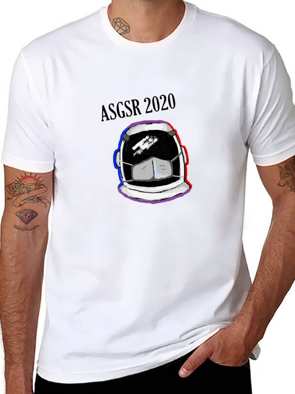 ASGSR 2020 Astronaut Mask T-Shirt