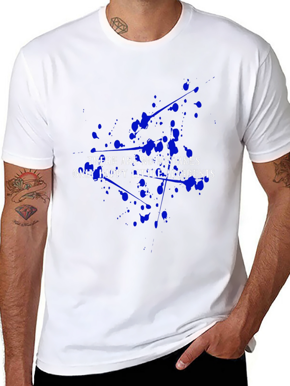 Happy Accidents Graphic T-Shirt - Bob Ross Inspired Art