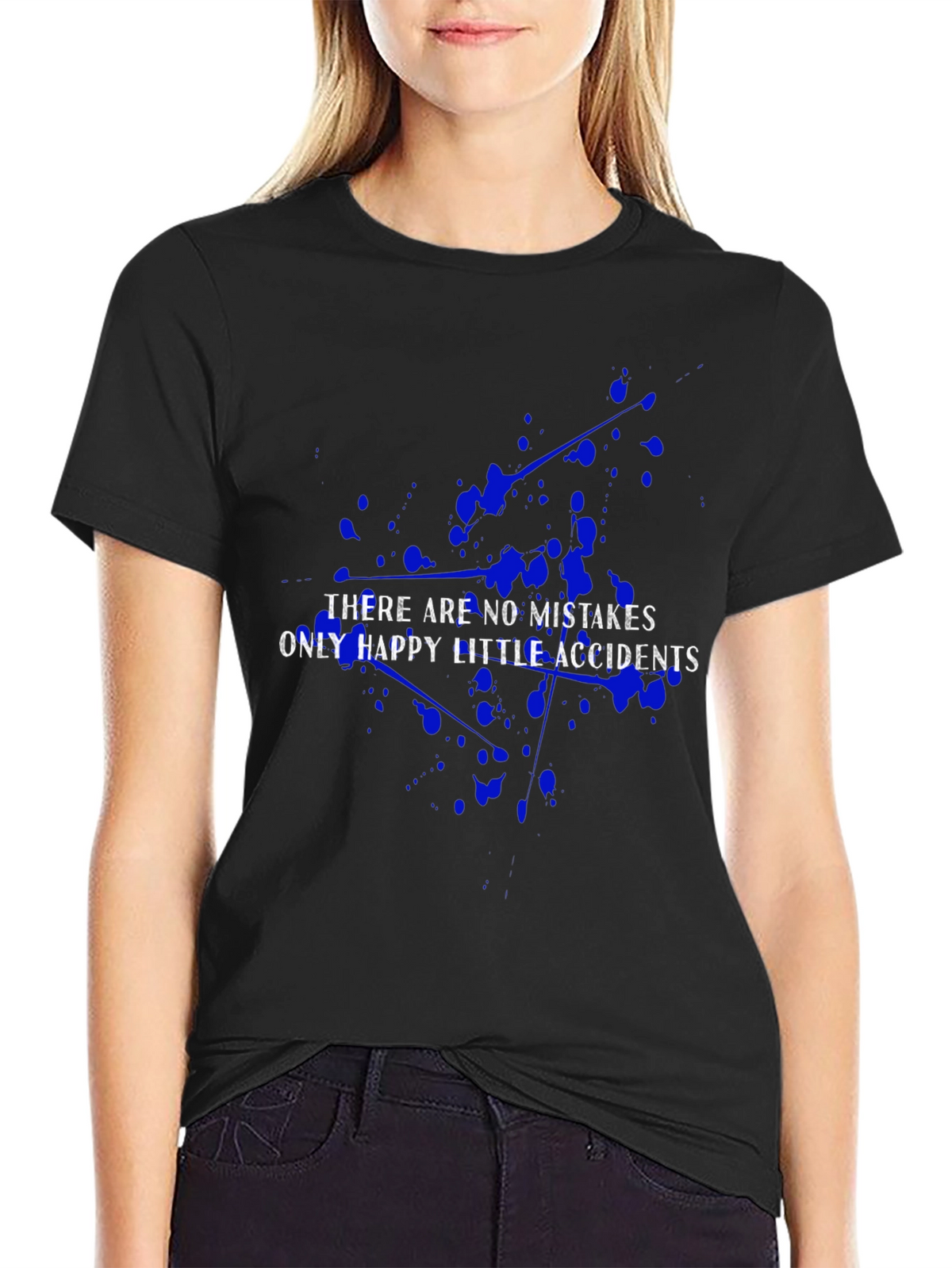 Happy Accidents Graphic T-Shirt - Bob Ross Inspired Art