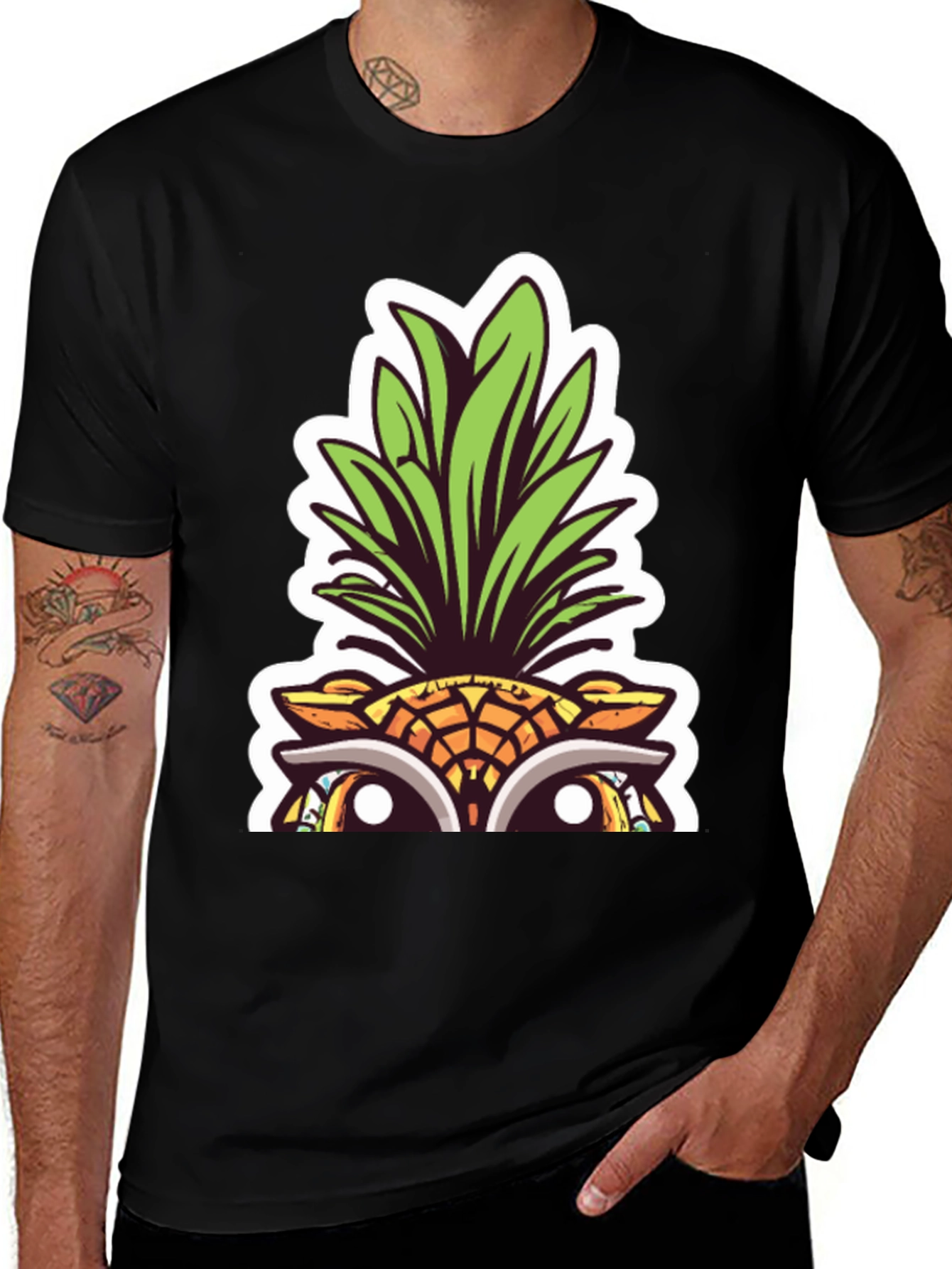 Pineapple Peek-a-Boo Graphic Tee