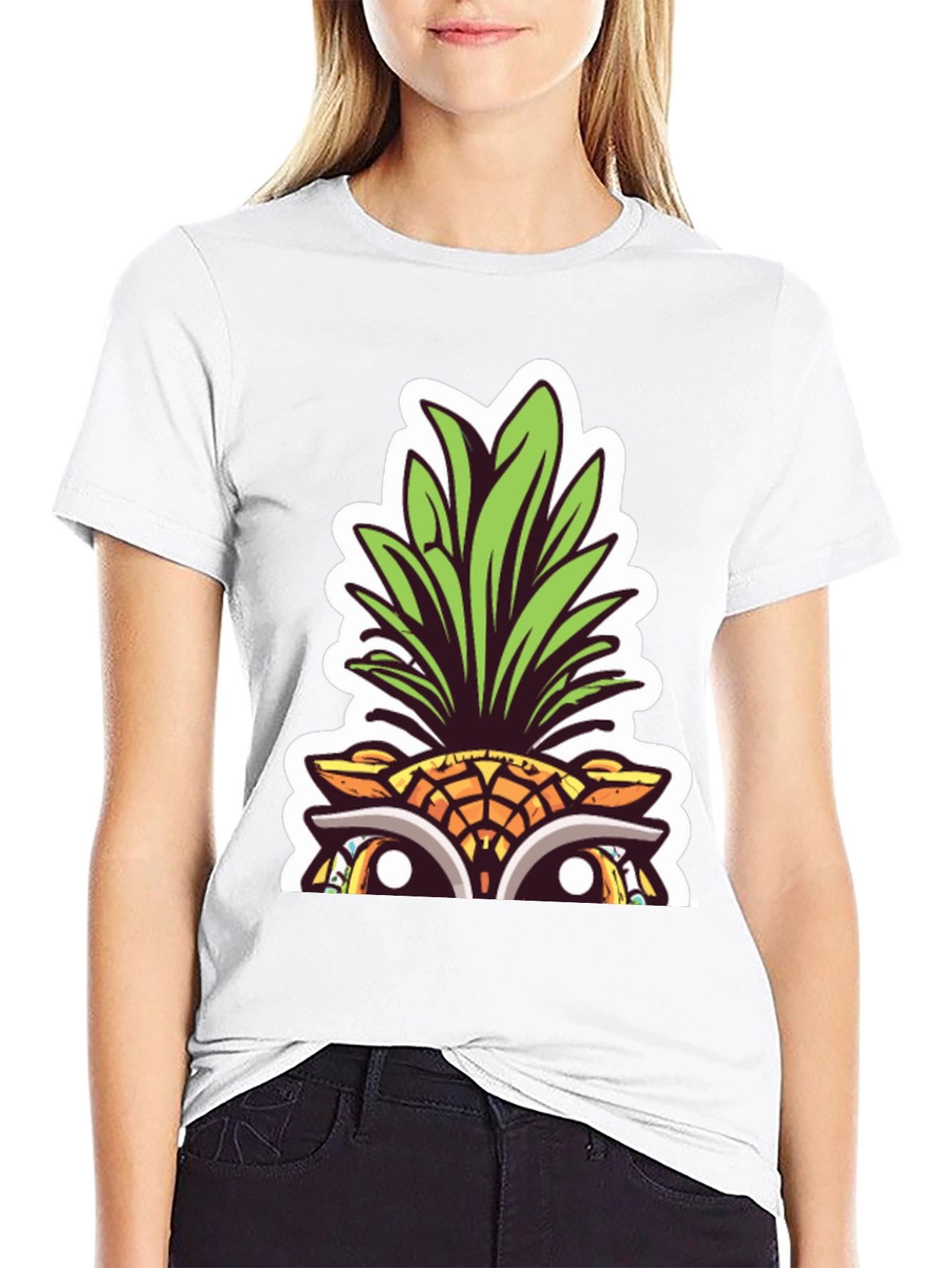 Pineapple Peek-a-Boo Graphic Tee