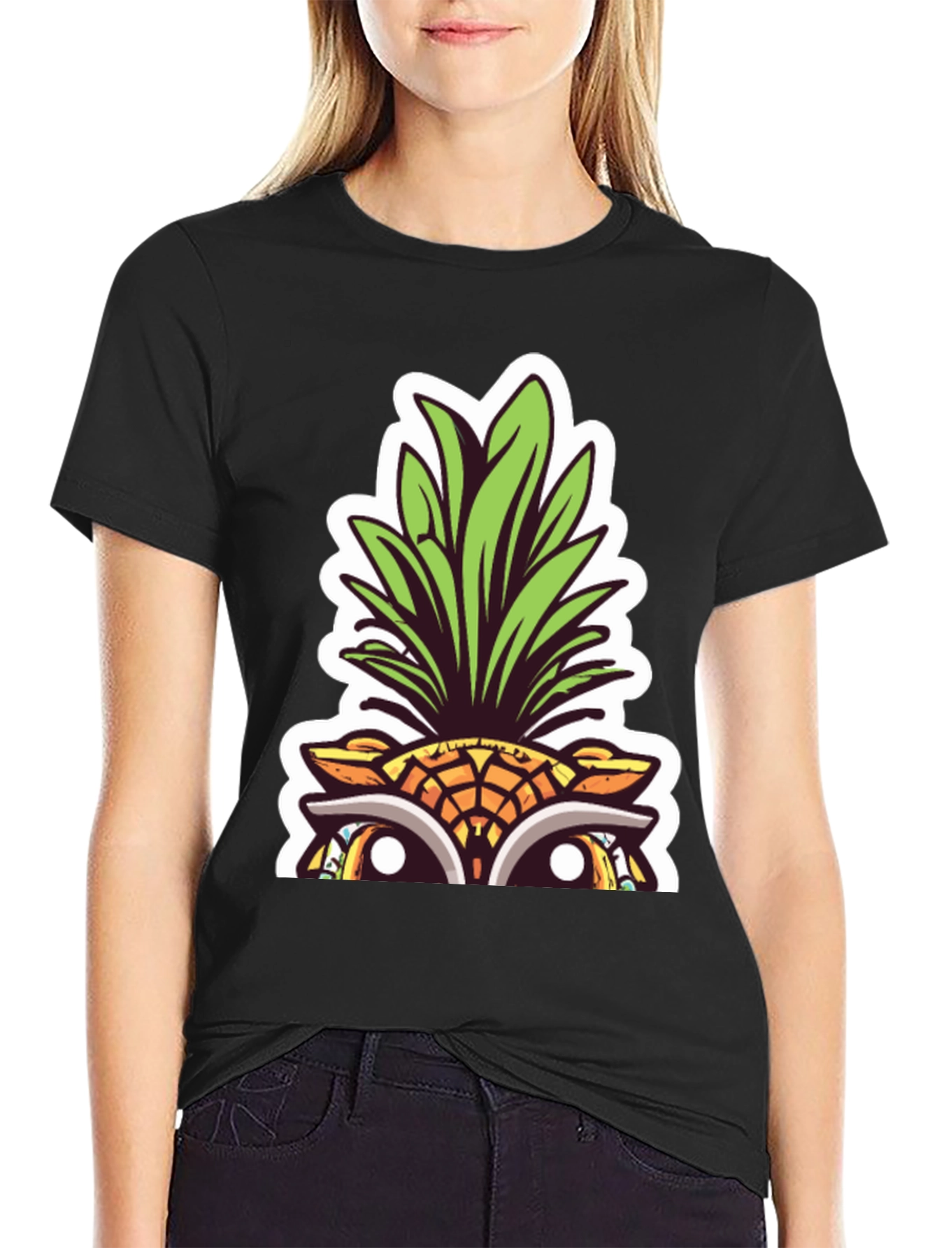 Pineapple Peek-a-Boo Graphic Tee