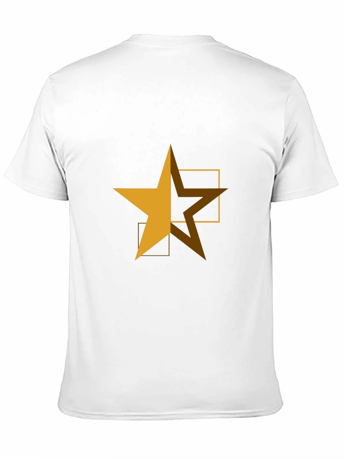 Geometric Star Graphic Tee - Casual Comfort