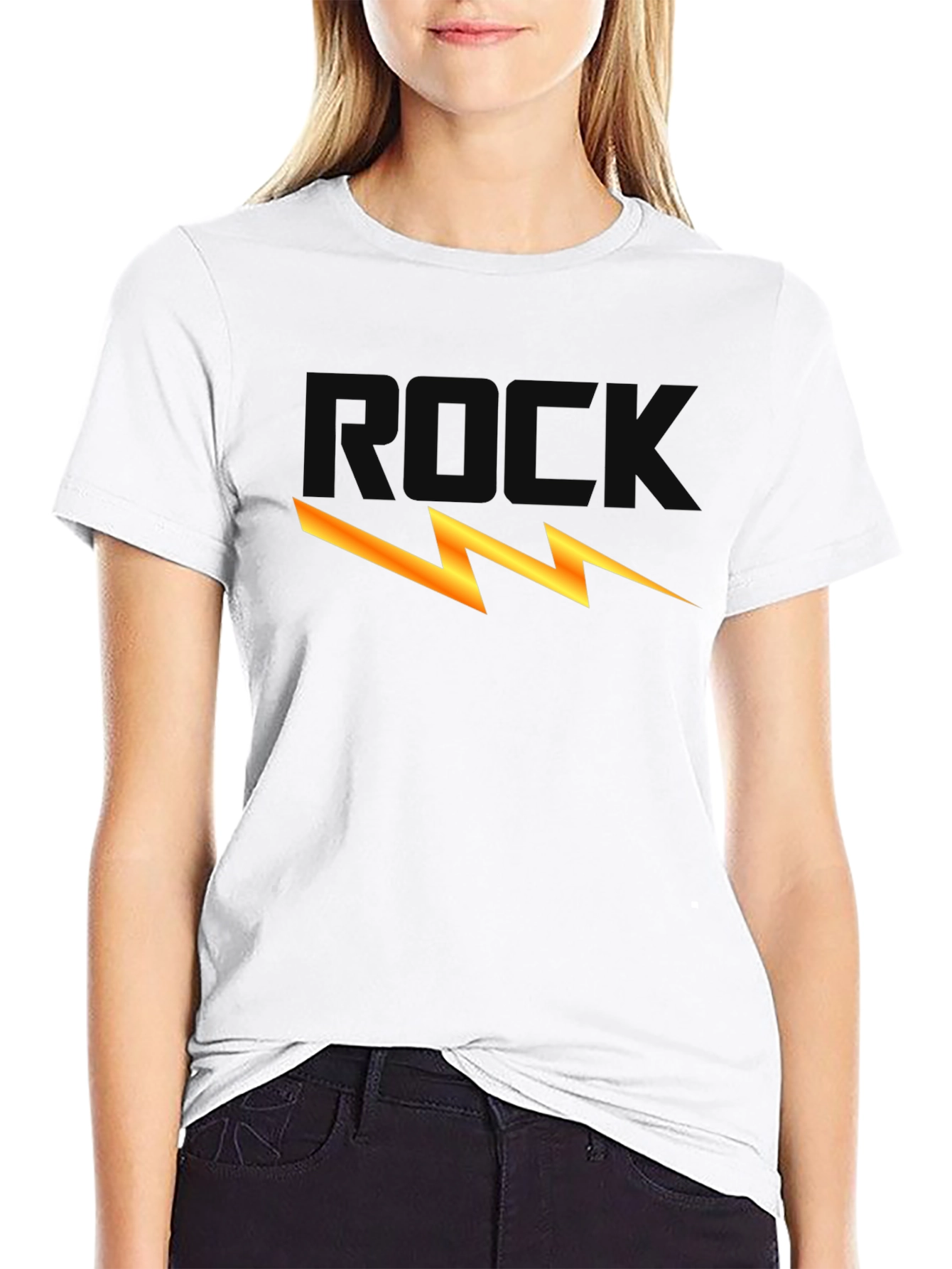 Rock Lightning Bolt Graphic Tee