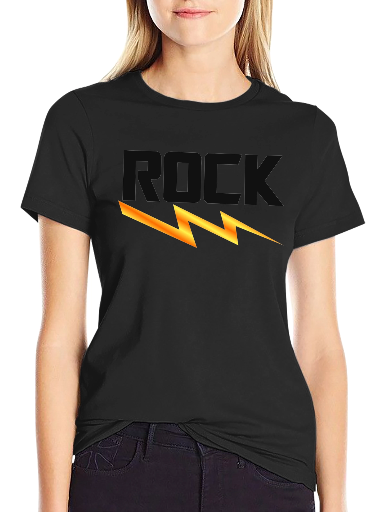 Rock Lightning Bolt Graphic Tee