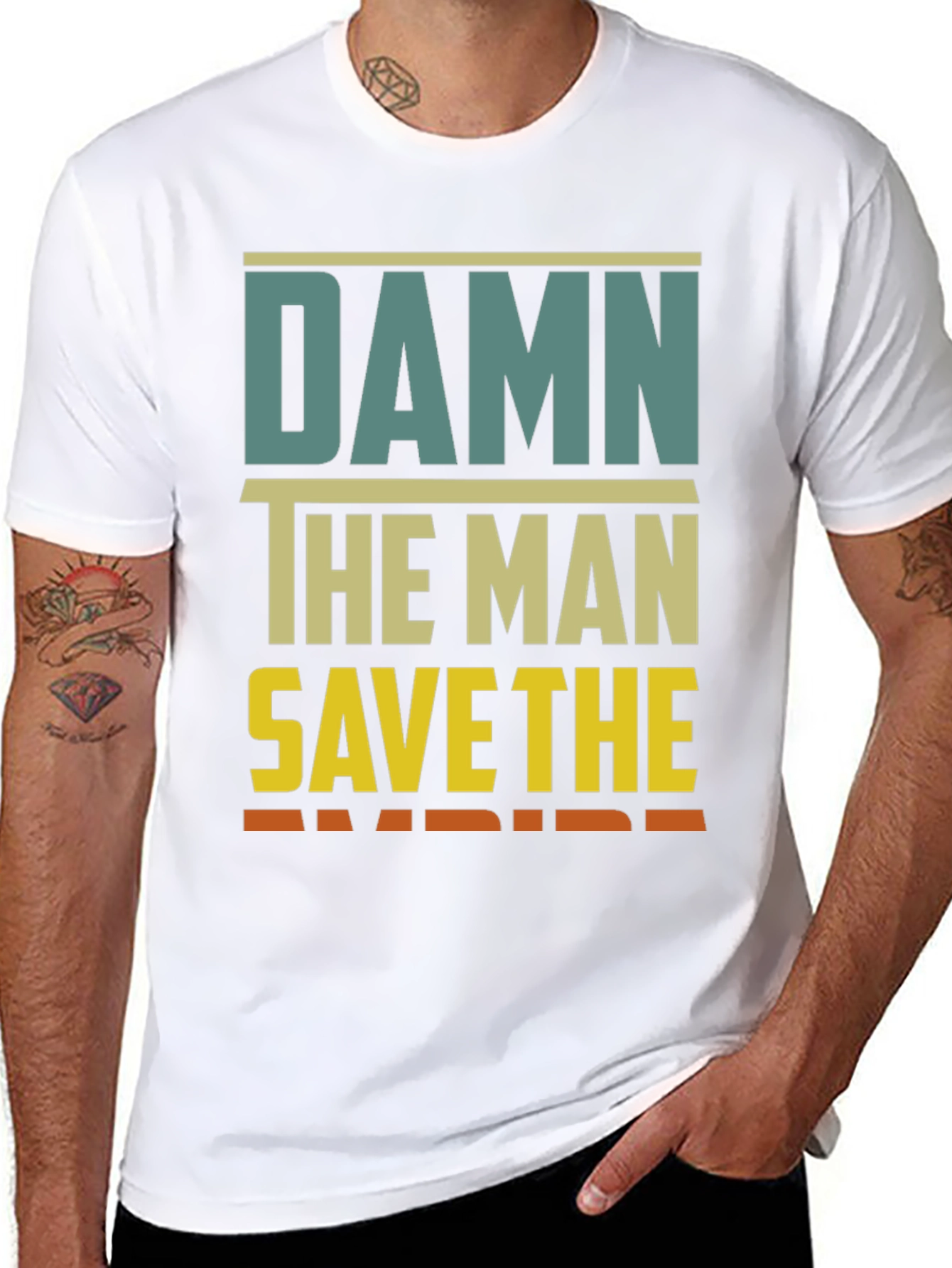 Damn The Man Save The Empire Graphic Tee