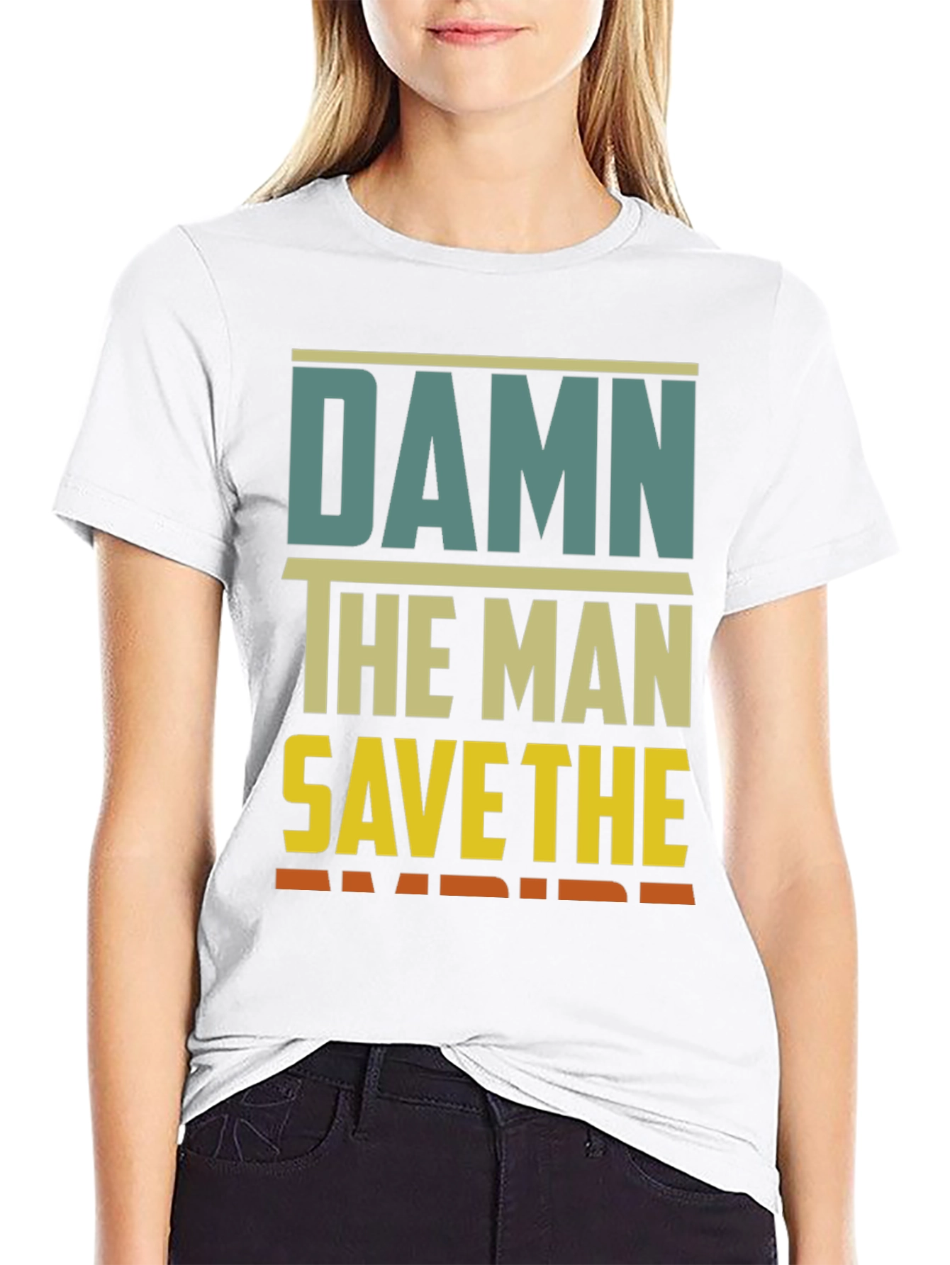 Damn The Man Save The Empire Graphic Tee