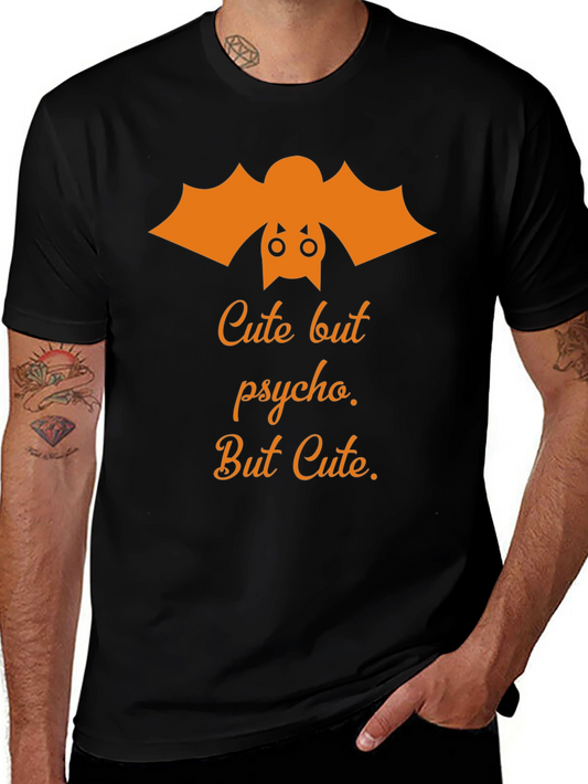 Cute But Psycho Halloween Graphic Tee