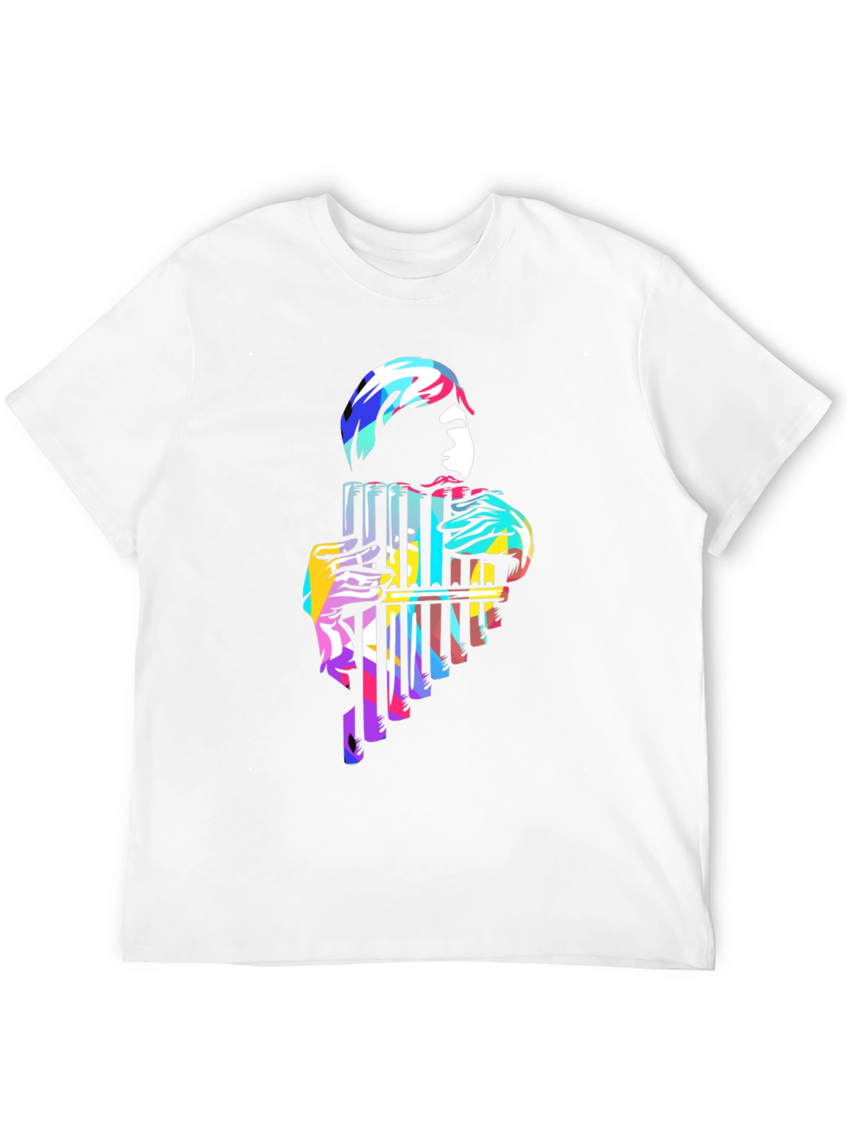 Pan Flute Player Graphic Tee