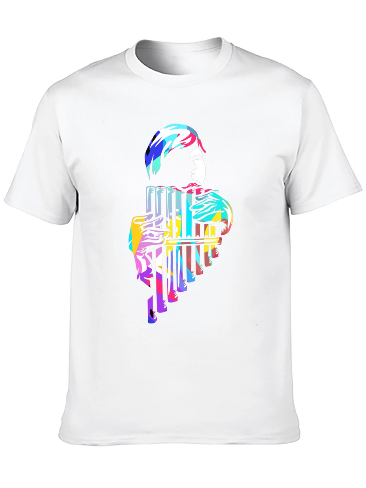 Pan Flute Player Graphic Tee